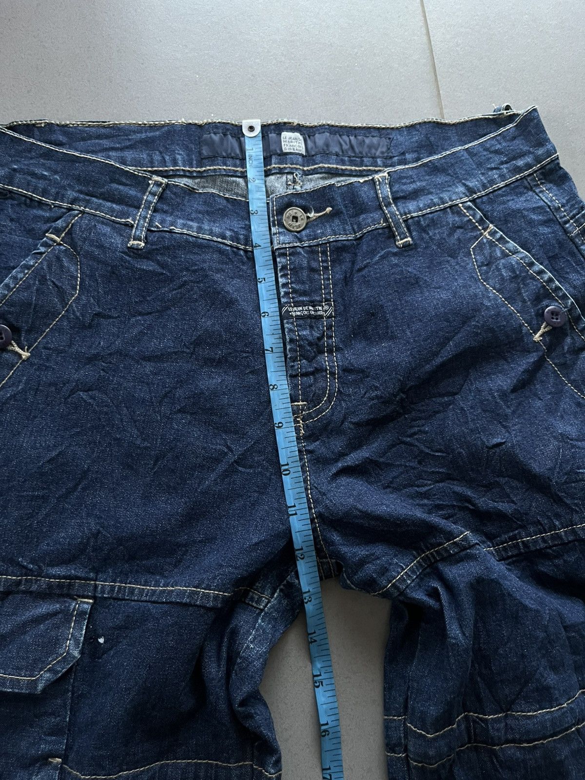 Marithe + Francois Girbaud MARITHE FRANCOIS GIRBAUD BONDAGE DENIM PANTS MULTI POCKET Size US 32 / EU 48 - 9 Thumbnail