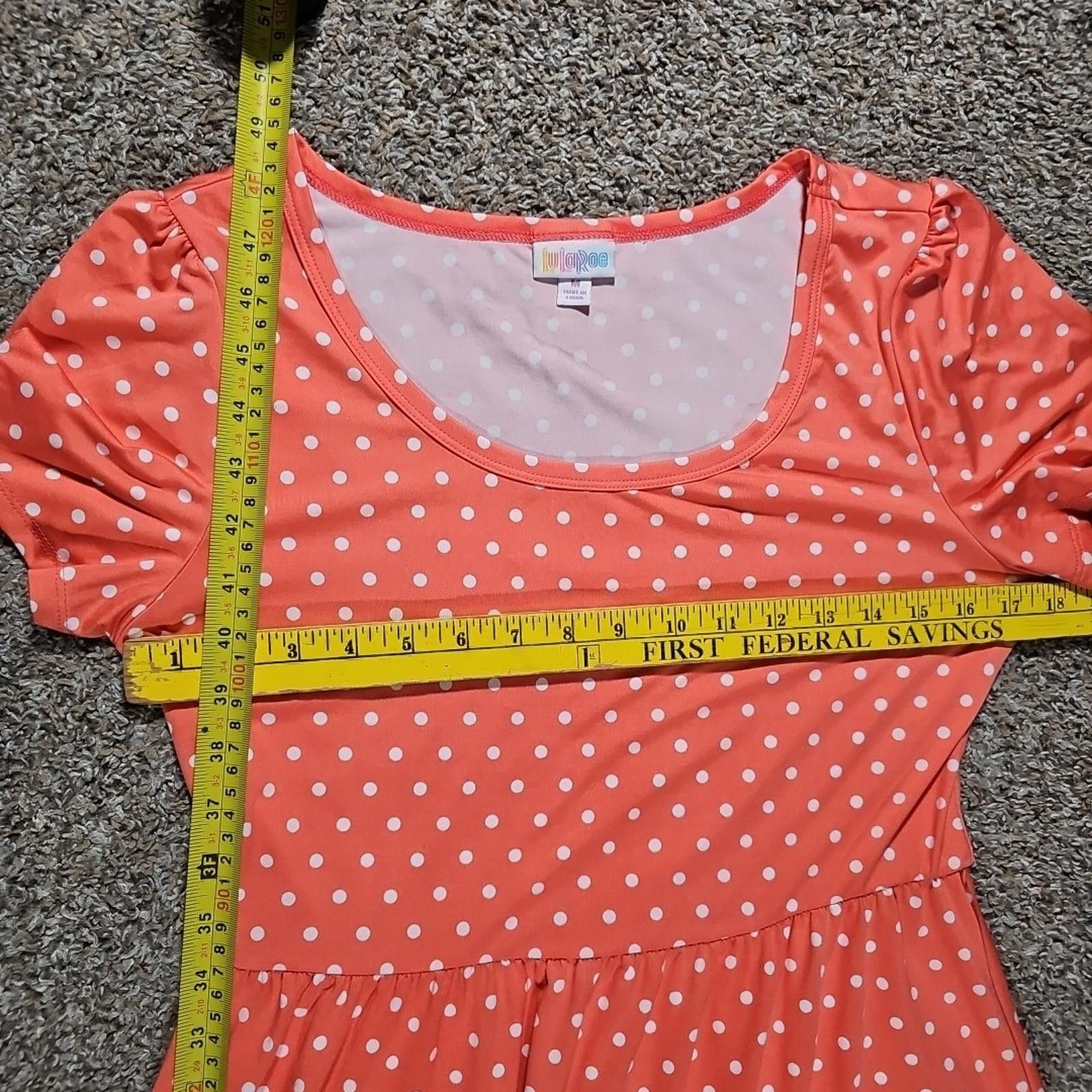 Other Lularoe M Polka Dotted Dress Size M / US 6-8 / IT 42-44 - 3 Thumbnail