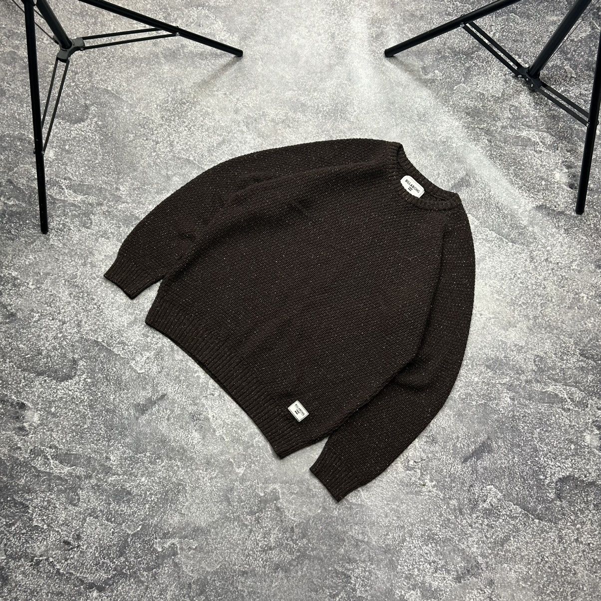 Billabong Mens Billabong small logo basic streetwear brown sweater Size US M / EU 48-50 / 2 - 1 Thumbnail