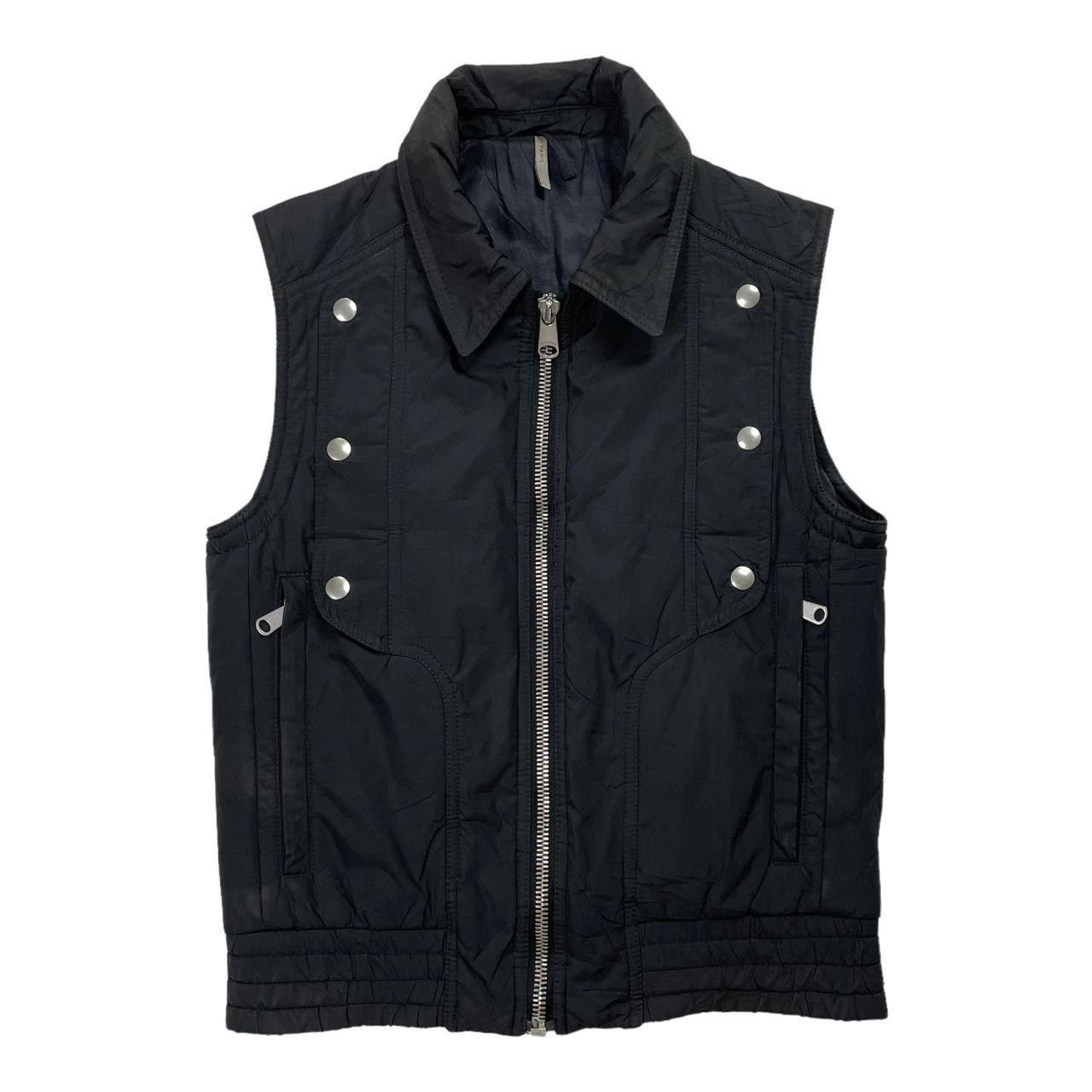 DIOR Homme Padded Black Vest Gilet Sleeveless Tactical