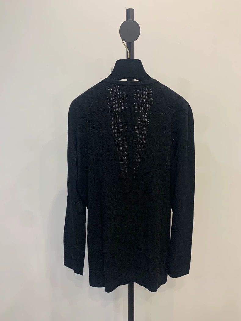 Versace Versace Women's cardigan V-neck openwork knitted vest Size S / US 4 / IT 40 - 6 Thumbnail