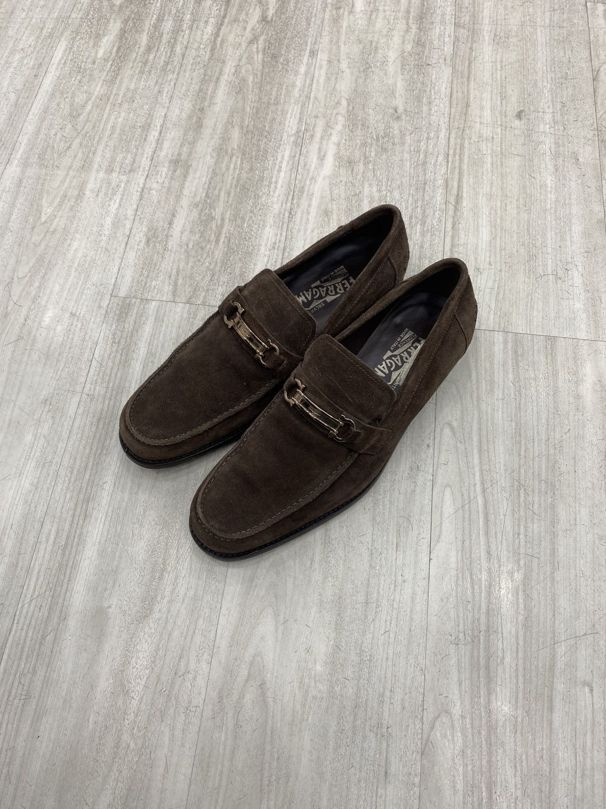 Salvatore Ferragamo Salvatore ferragamo loafers mens suede Size US 8 / EU 41 - 1 Thumbnail