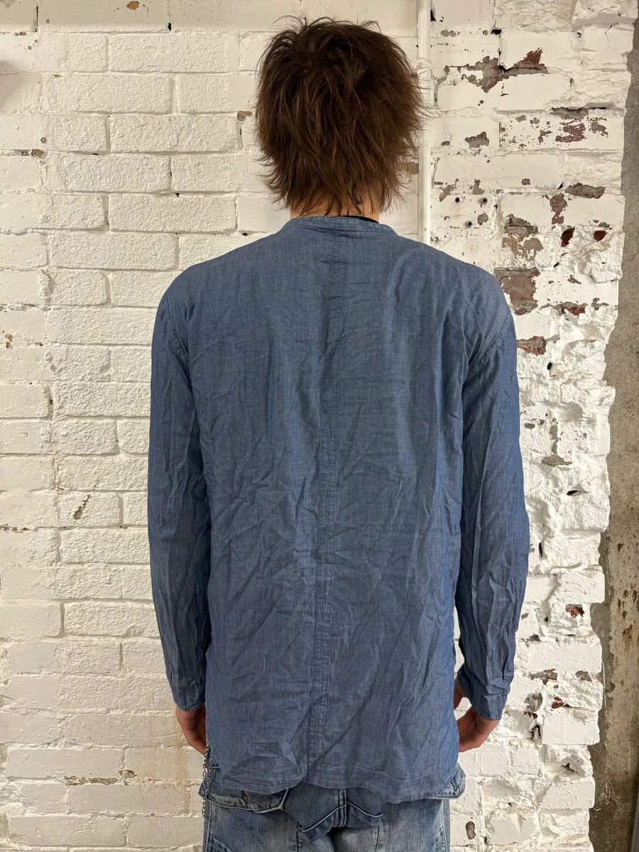 Emporio Armani SS2020 Emporio Armani Embroidered Soft Blue Denim Jacket Size US M / EU 48-50 / 2 - 3 Thumbnail