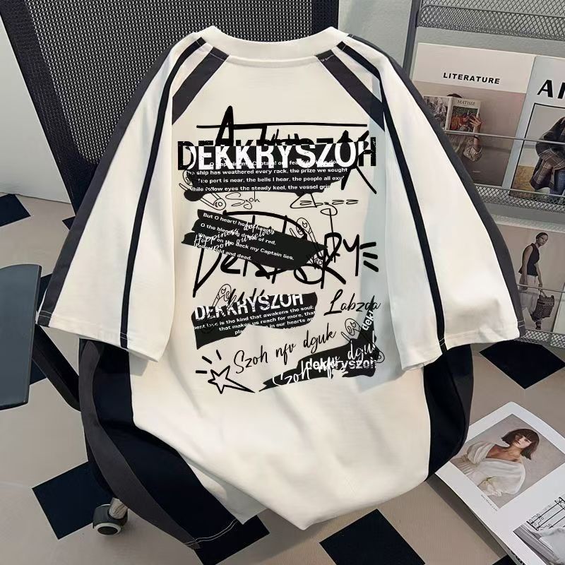 Vintage Stylish Casual Printed Short-Sleeve T-Shirt Size US M / EU 48-50 / 2 - 2 Thumbnail