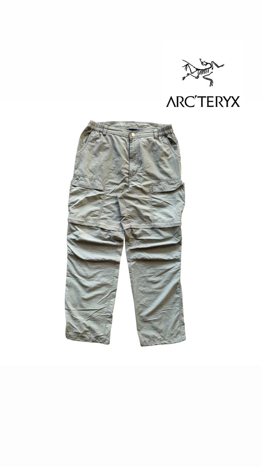 Arc'teryx × Veilance × Vintage Vintage Arcteryx 2 in 1 Fast Dry Nylon Cargo Pants Size US 35 - 1 Thumbnail