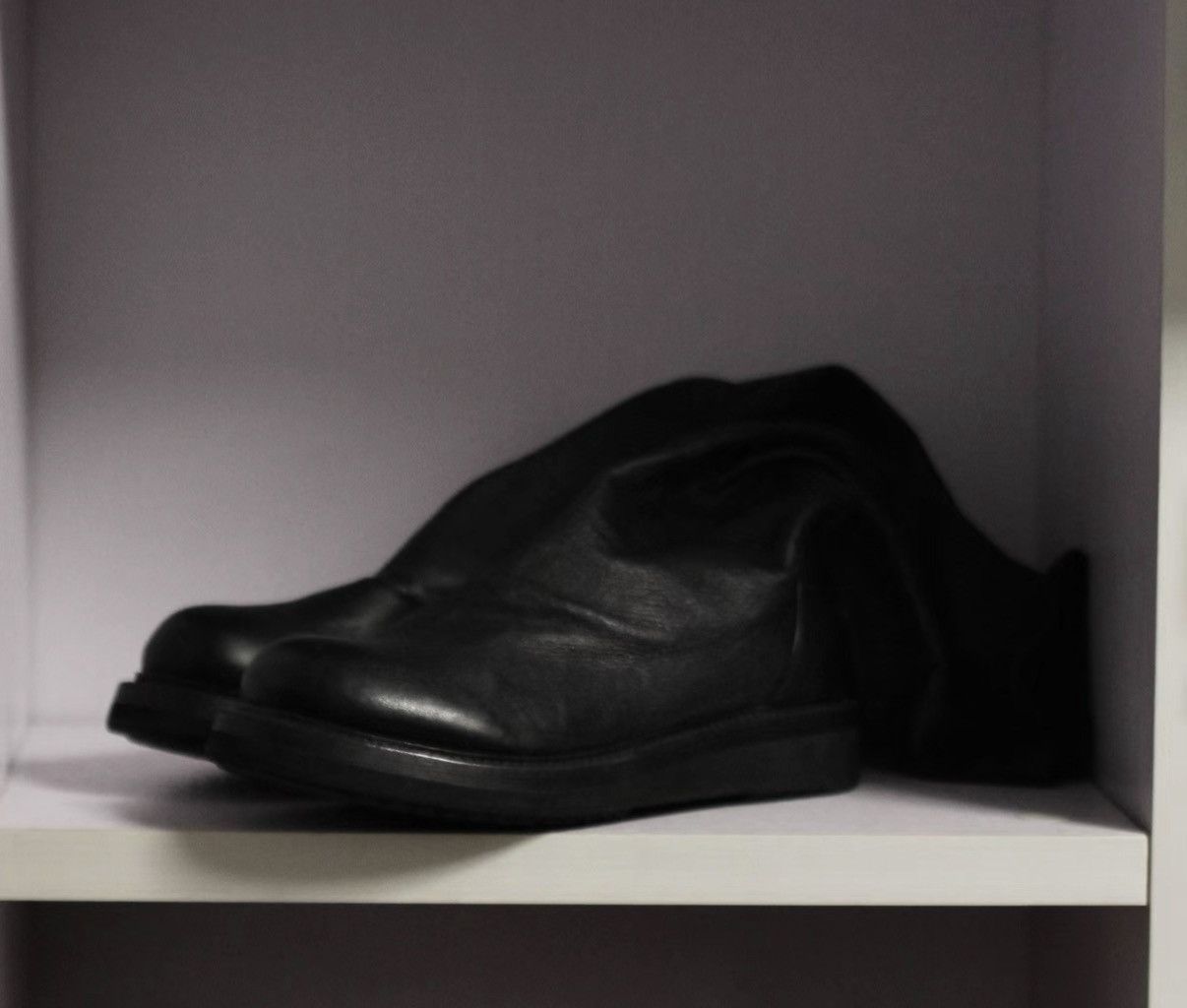 Rick Owens Rick Owens Rare "God" Boots in Black Lambskin Size US 8 / IT 38 - 1 Thumbnail