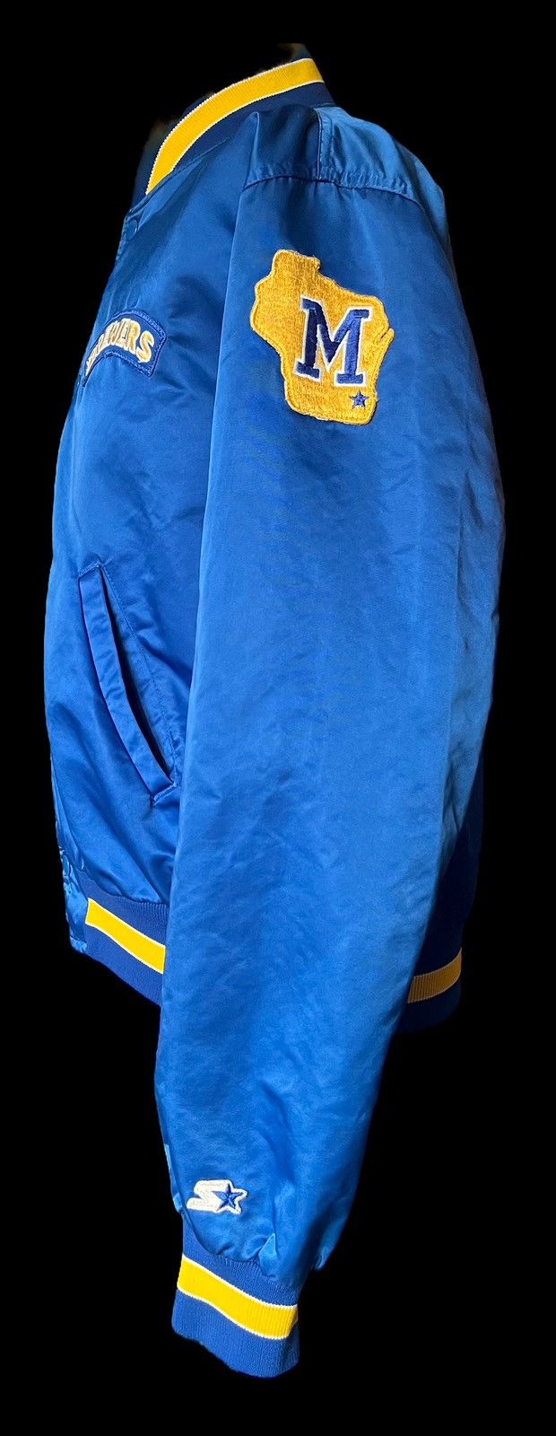 NFL × Starter × Vintage 1980’s MLB Milwaukee Brewers Starter Satin Jacket size L Size US L / EU 52-54 / 3 - 7 Thumbnail