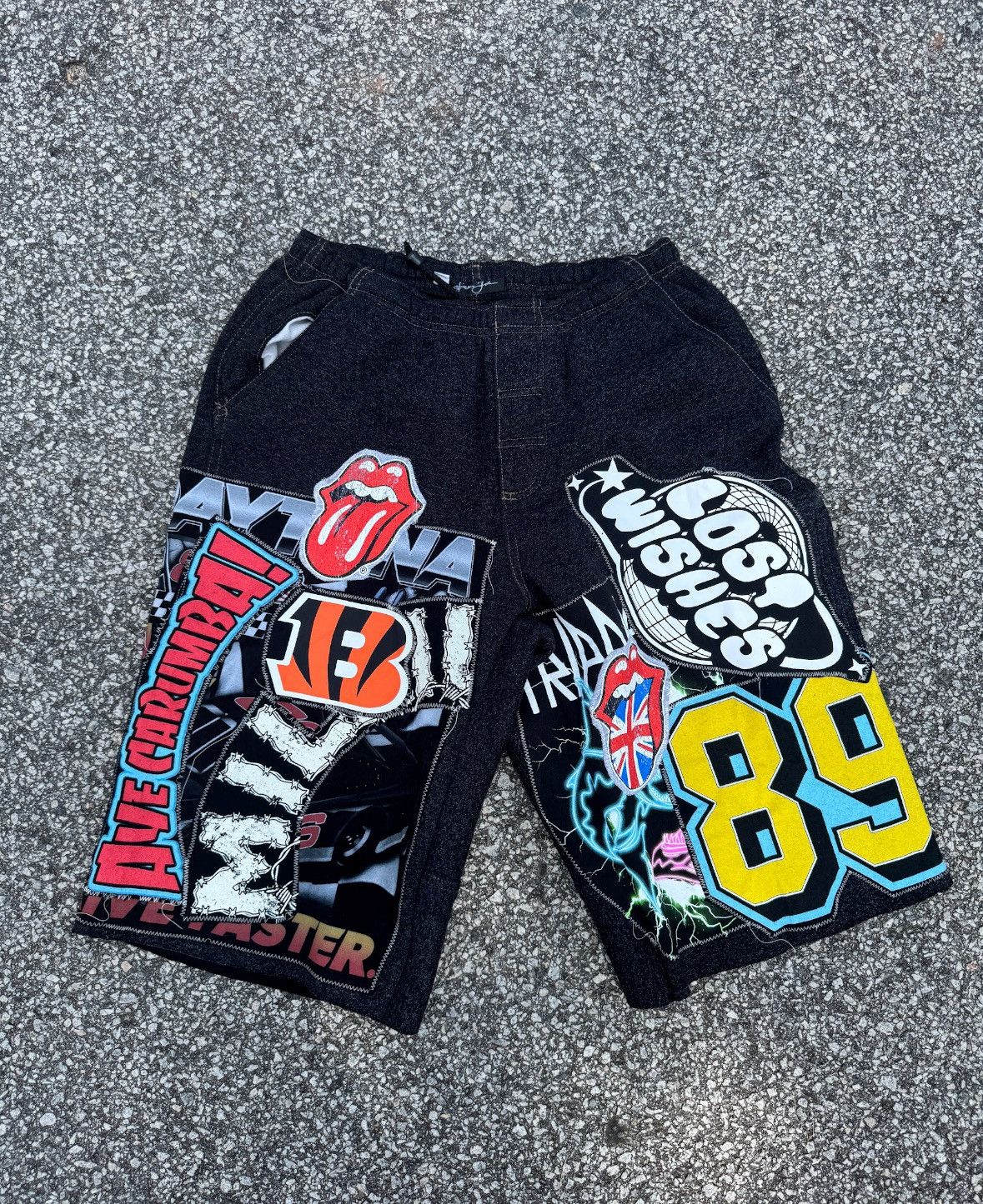 Other Black Baggy Shorts Size US 32 / EU 48 - 1 Thumbnail