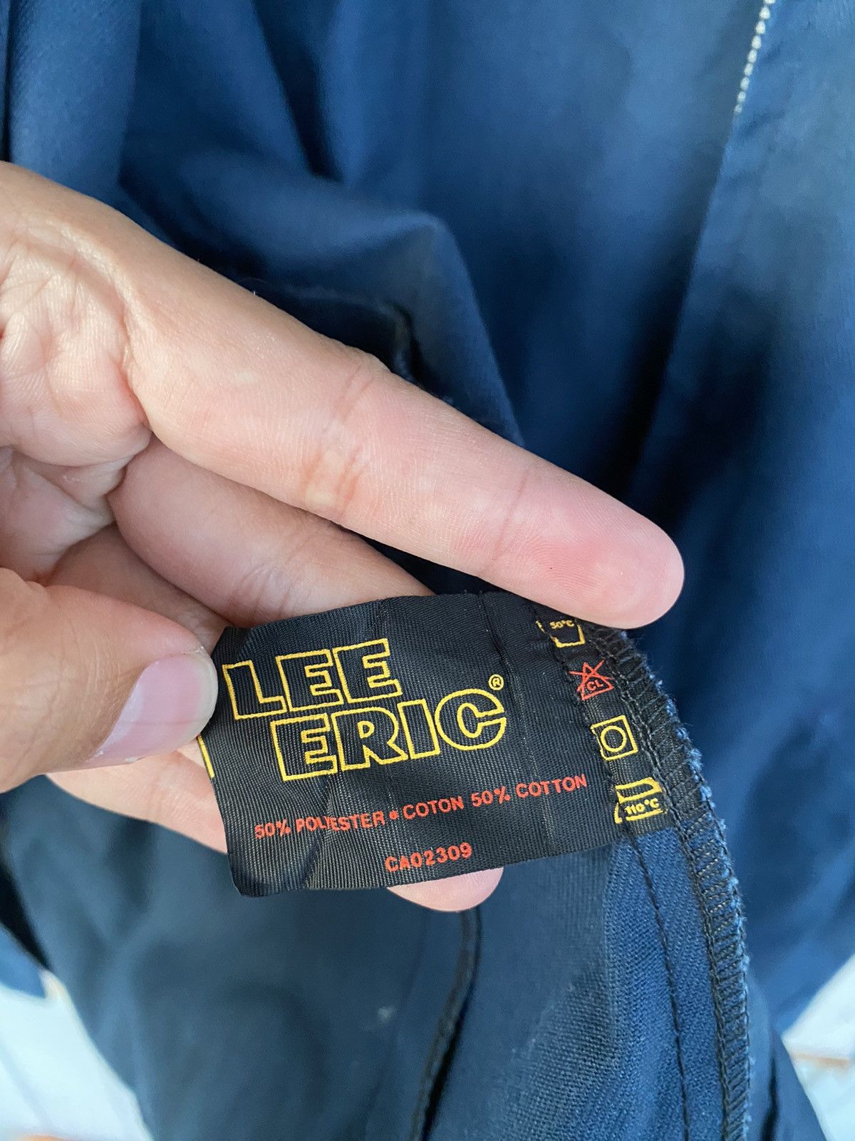 Vintage Lee ERIC workwear jacket Navy and Blue Jacket vintage Size US L / EU 52-54 / 3 - 12 Thumbnail