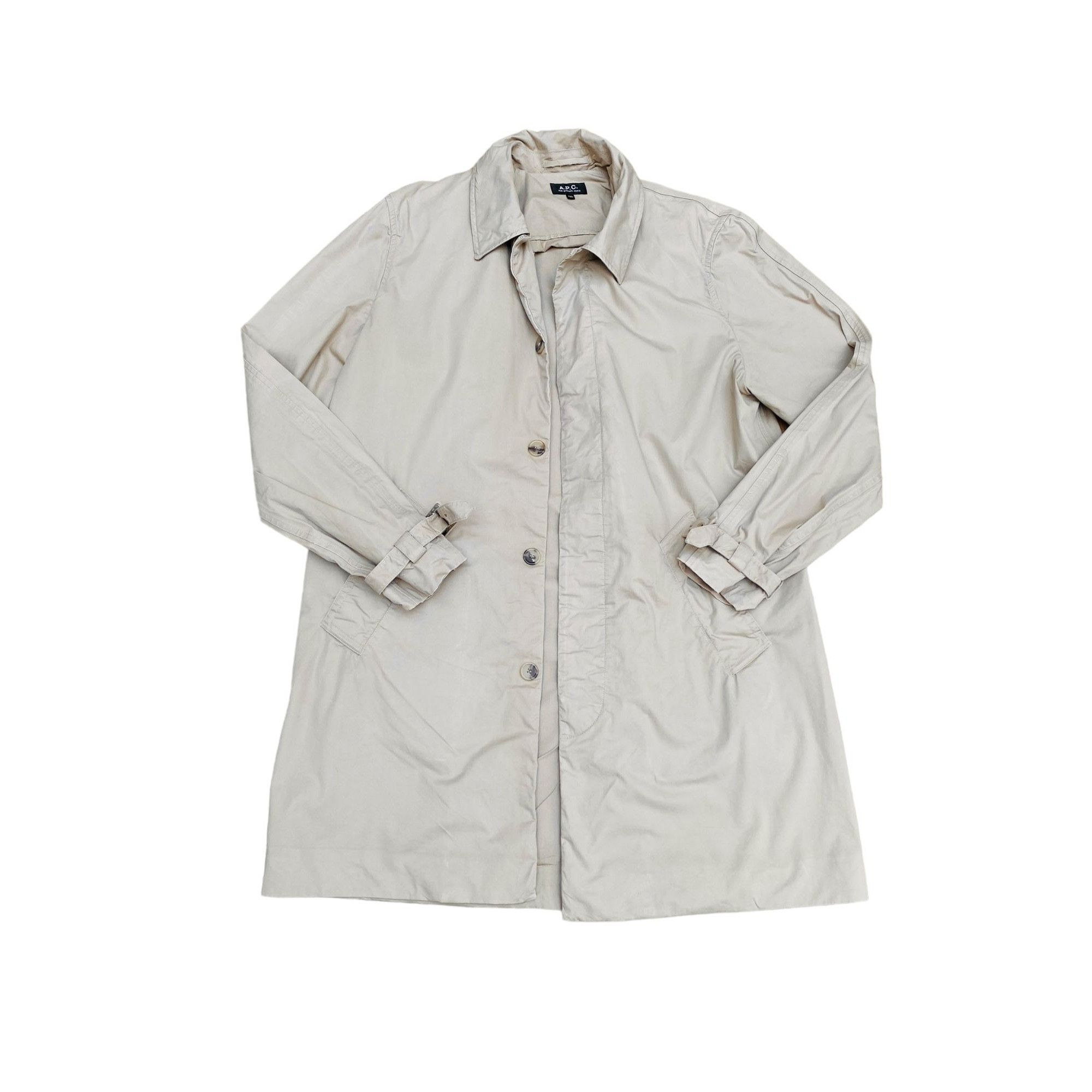 A.P.C. A.P.C. Beige Coat Size XXL fits L to XL APC Size US XXL / EU 58 / 5 - 2 Thumbnail
