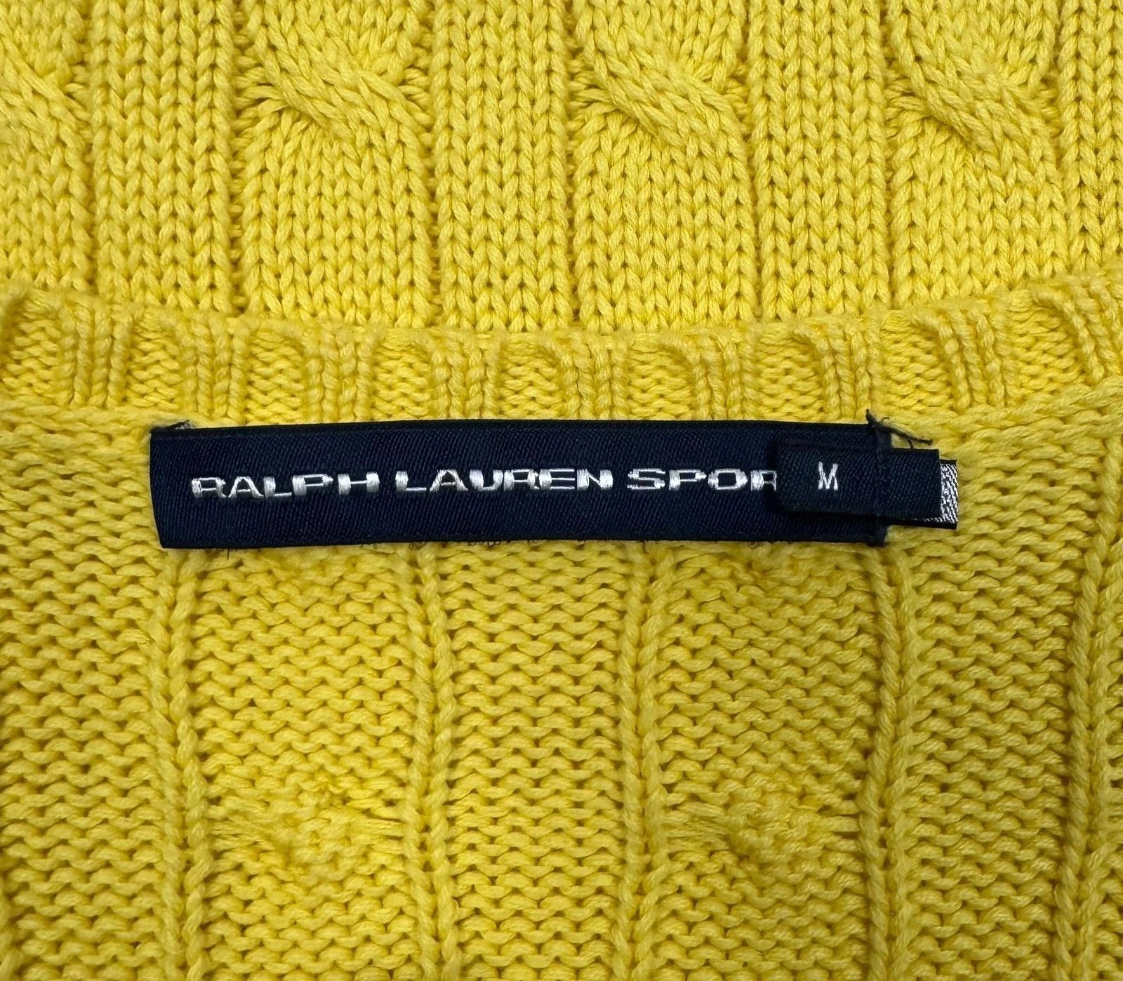 Ralph Lauren Ralph Lauren Cable Knit Sweater V-Neck Vintage size M Size M / US 6-8 / IT 42-44 - 10 Thumbnail