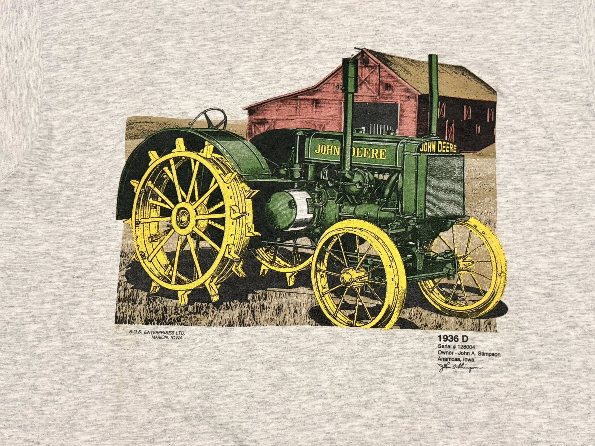 Vintage JOHN DEERE 1936 d vintage FOTL tee L 2734 Size US L / EU 52-54 / 3 - 9 Thumbnail