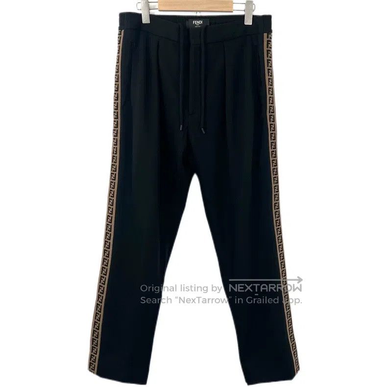 Fendi Fendi FF old flower string logo pants Size US 34 / EU 50 - 1 Thumbnail