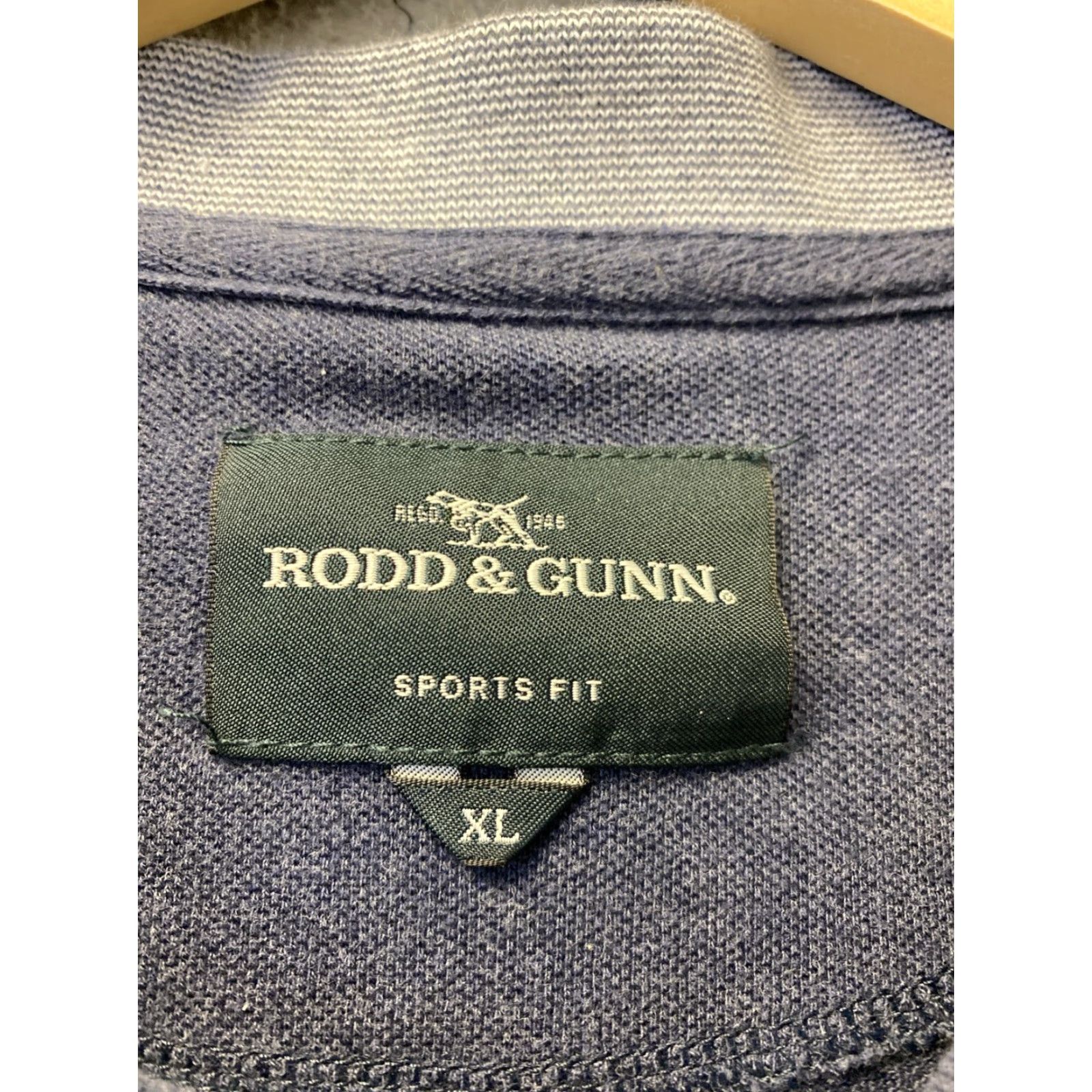 Rodd & Gunn Rodd & Gunn Polo Shirt Slim Fit XL Blue Short Sleeve Cotton Sports Mens Size US XL / EU 56 / 4 - 4 Thumbnail