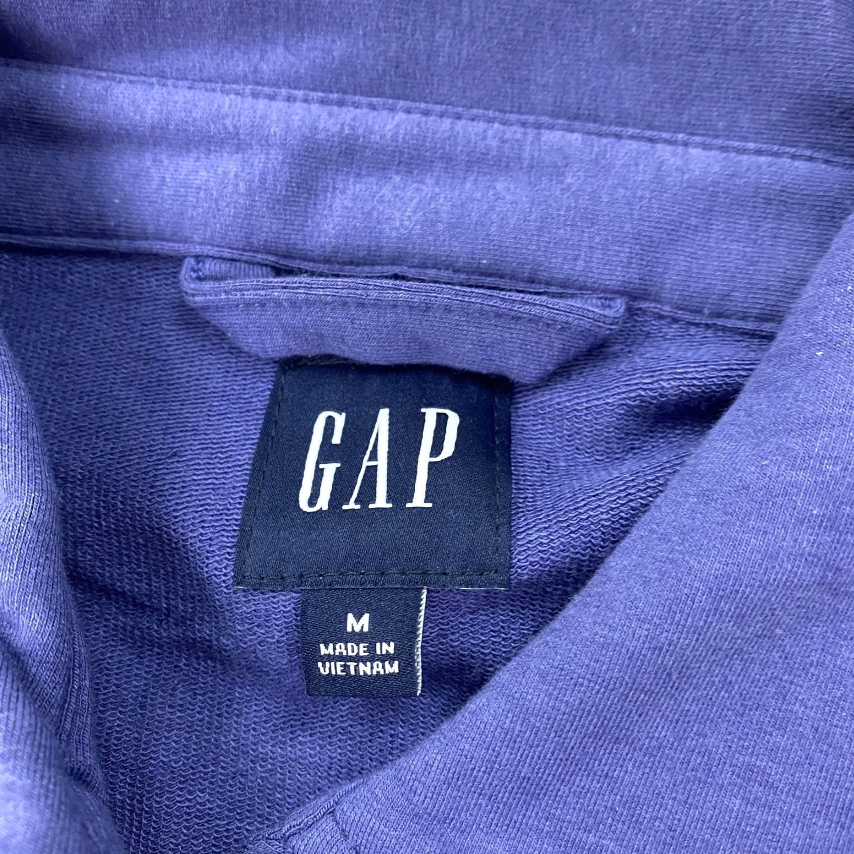 Gap GAP Shirt Mens Medium Blue Long Sleeve Button-Up Knit Utility Pockets Stretch Size US M / EU 48-50 / 2 - 7 Thumbnail
