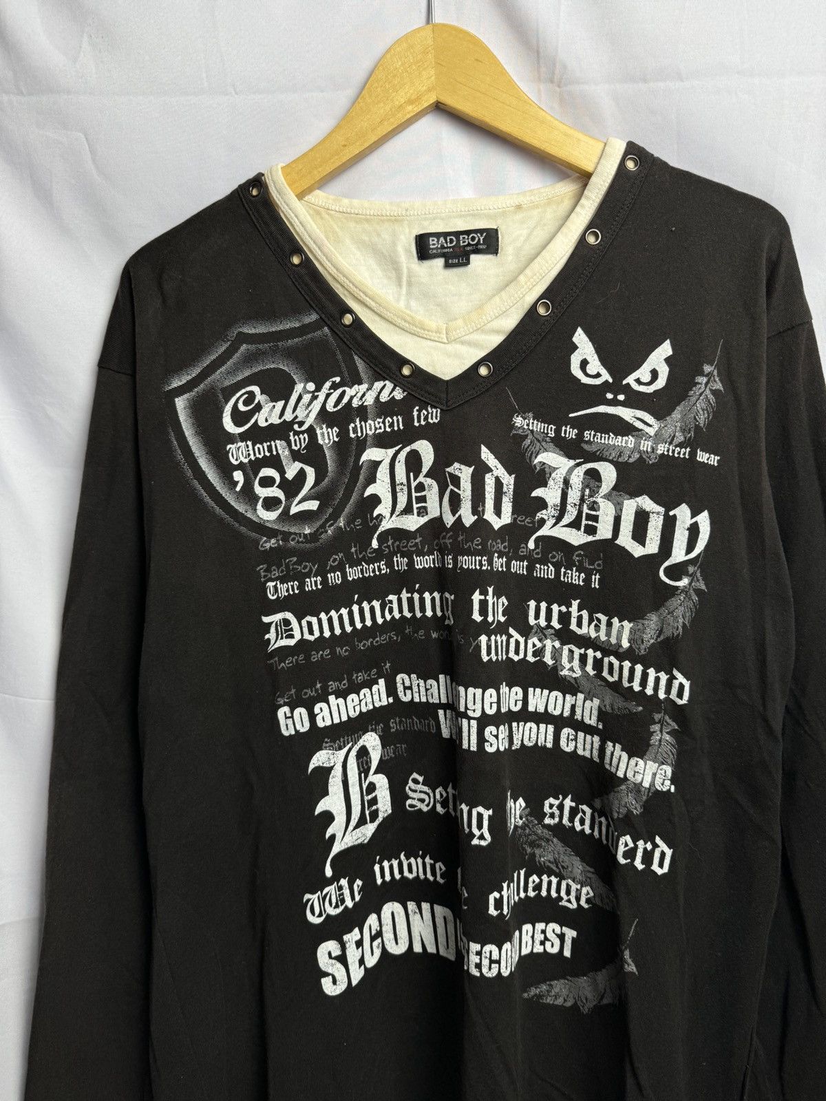 14th Addiction Badboy-Poem Japanese Long Sleeve ifsixwasnine Lgb Style Size US L / EU 52-54 / 3 - 3 Thumbnail