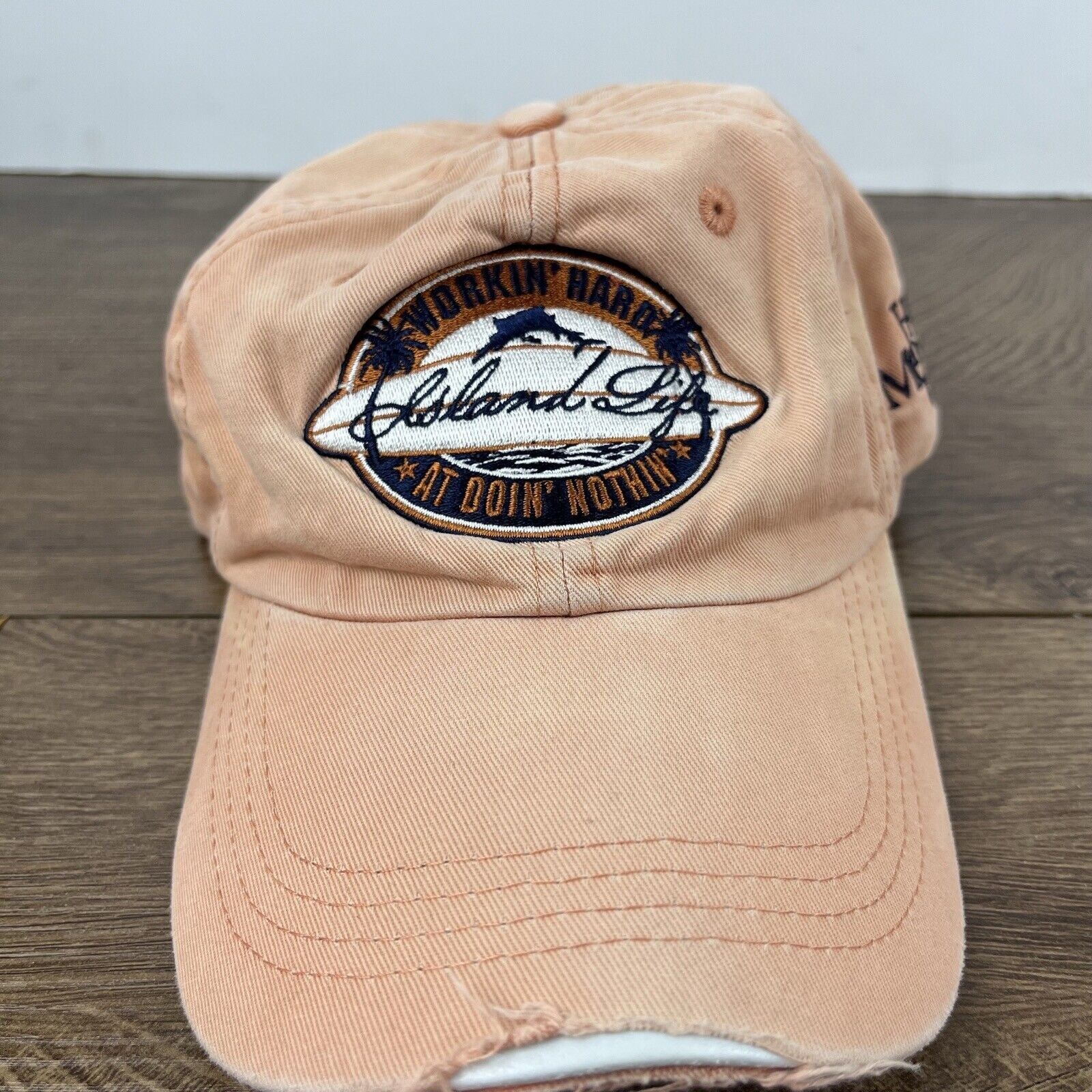 Other Island Life Hat Working Hard At Doing Nothing Hat Adjustable Size ONE SIZE - 5 Thumbnail