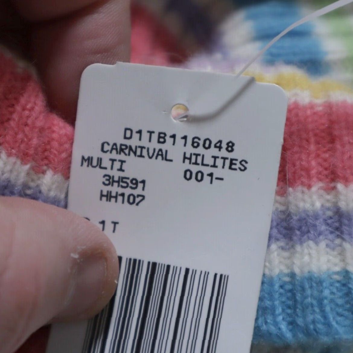 Ralph Lauren Ralph Lauren Turtleneck Sweater Small Rainbow Stripe Lambswool Angora Size S / US 4 / IT 40 - 6 Thumbnail