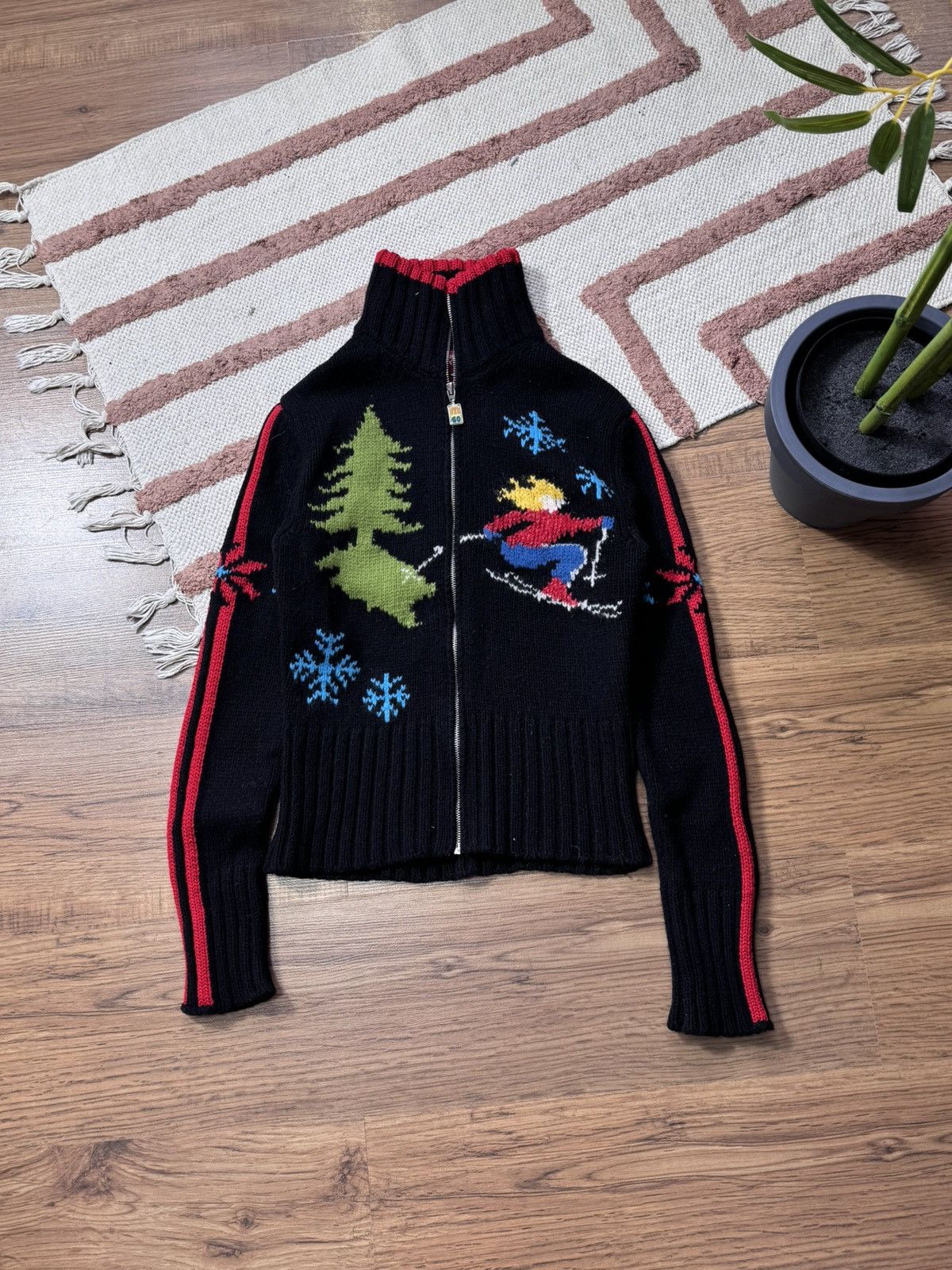 Miss Sixty VINTAGE MISS SIXTY 2000s KNITTED ZIP UP SWEATER Size S / US 4 / IT 40 - 2 Thumbnail