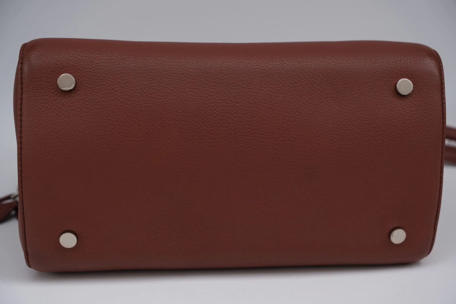 Loro Piana New LORO PIANA Sesia Happy Day Brown Leather Shoulder Bag Size ONE SIZE - 9 Thumbnail
