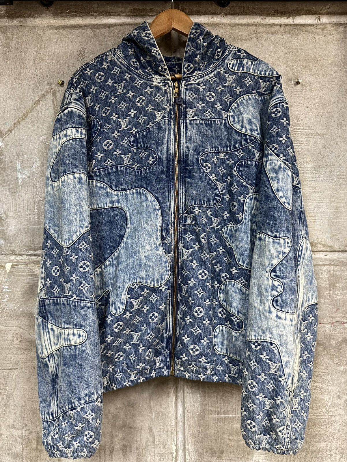 Louis Vuitton Louis Vuitton - Nigo / Virgil Abloh - SS22 - Denim Jacket Size US XL / EU 56 / 4 - 22 Thumbnail