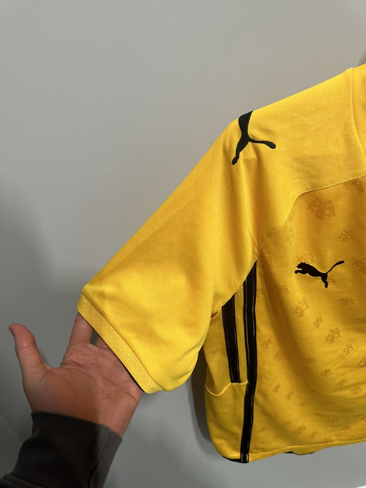 Puma Vintage Y2K Puma A.E.K Soccer jersey Block Core 2000s Size US M / EU 48-50 / 2 - 2 Thumbnail