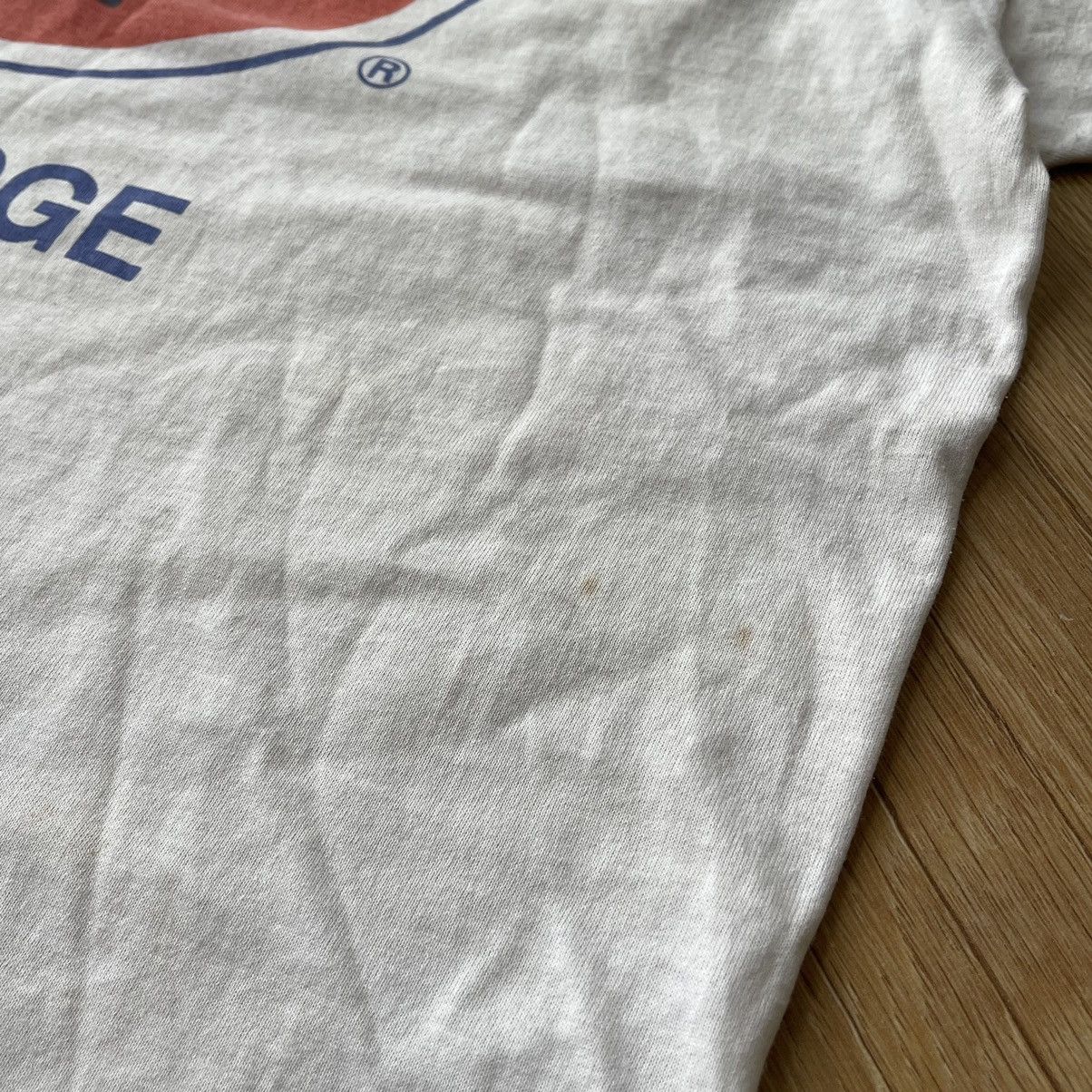 Vintage 80s STP “Is The Edge” NASCAR Racing Trashed T-shirt Tee Size US XL / EU 56 / 4 - 9 Thumbnail