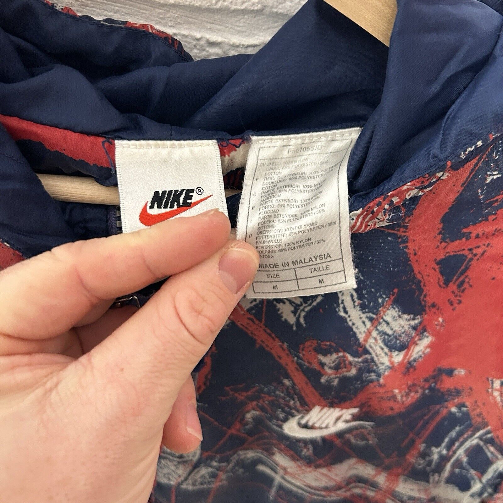 Nike Vintage Nike Anorak Windbreaker Jacket 1/4 Zip “Just Do It” Size US M / EU 48-50 / 2 - 3 Thumbnail