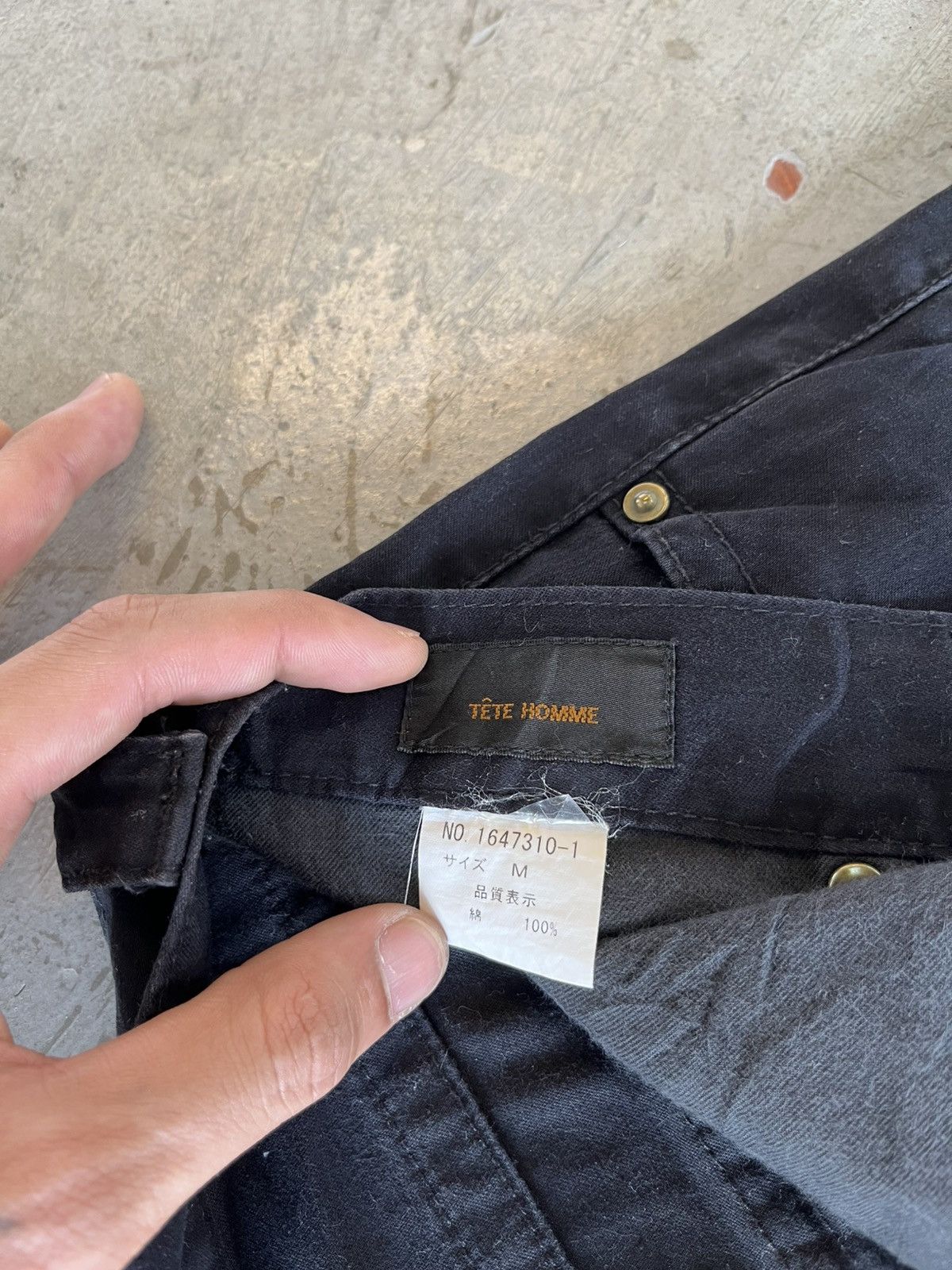 Tete Homme Tete Homme black cargo flare leg pants style LGB Size US 32 / EU 48 - 10 Thumbnail