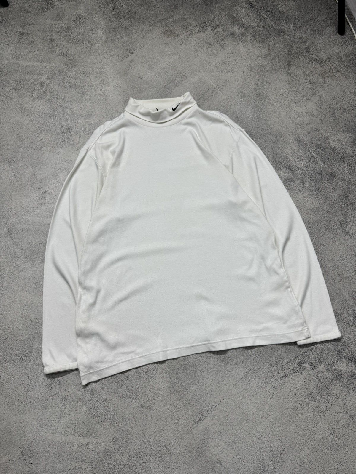 Nike Vintage Y2K Nike Long Sleeve Mini Swoosh 90’s Size US L / EU 52-54 / 3 - 5 Thumbnail