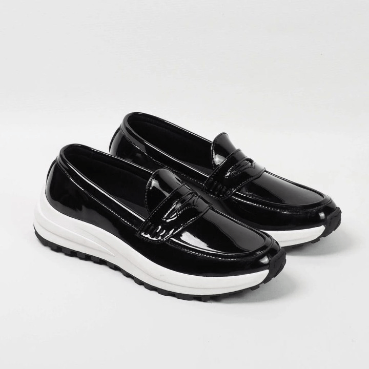 Designer Calio Loafer Black White Size US 10 / EU 43 - 1 Thumbnail