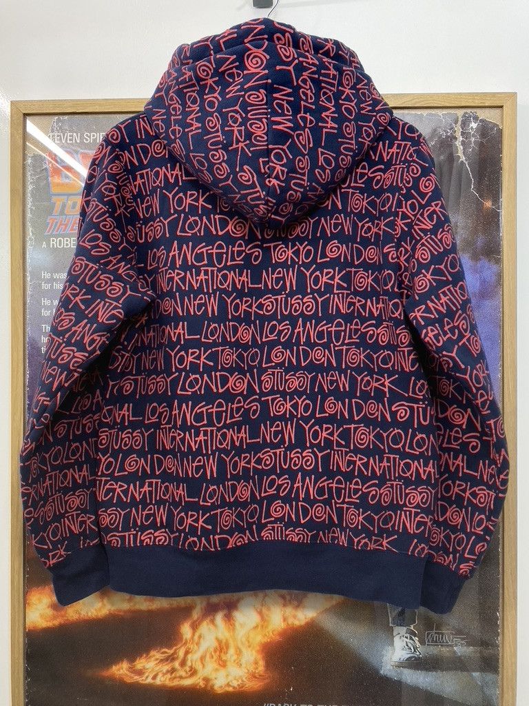 Stussy 10s Stussy International World Tour AOP Hoodie Size US S / EU 44-46 / 1 - 2 Thumbnail