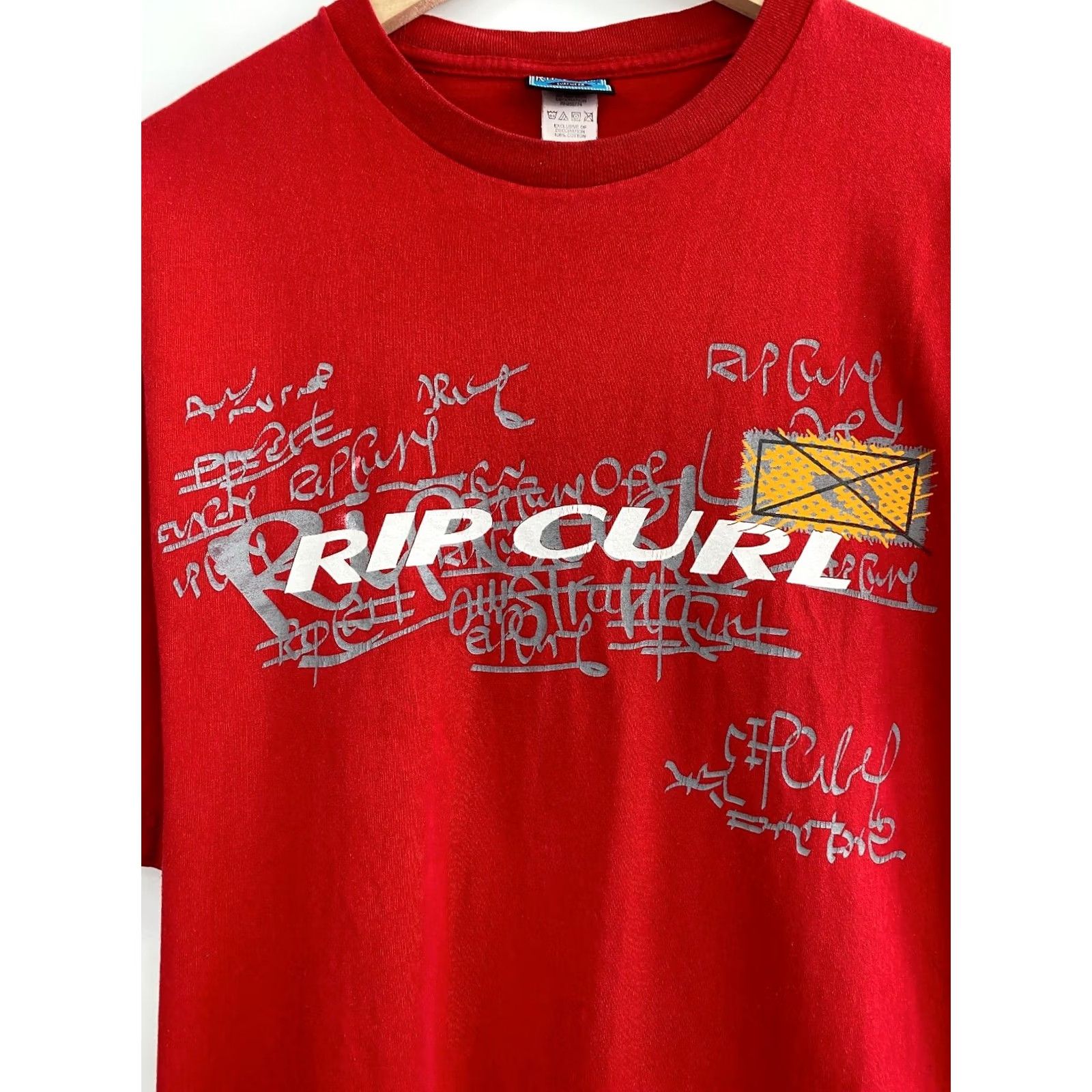 Rip Curl VINTAGE Rip Curl Australia Surf T-Shirt XL Red 90s Mens Shirt Size US XL / EU 56 / 4 - 4 Thumbnail