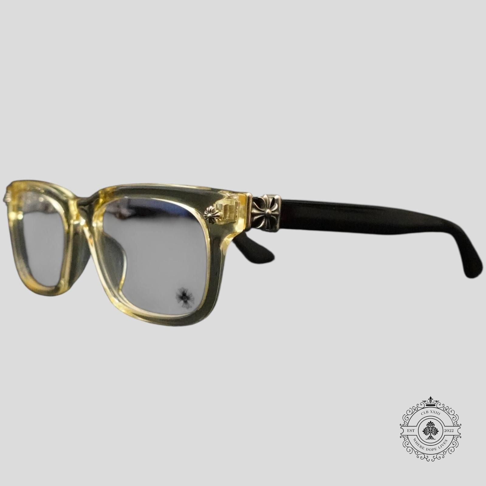 Chrome Hearts Chrome Hearts Vagilante Glasses in Tortoise Shell/Silver Size ONE SIZE - 1 Thumbnail