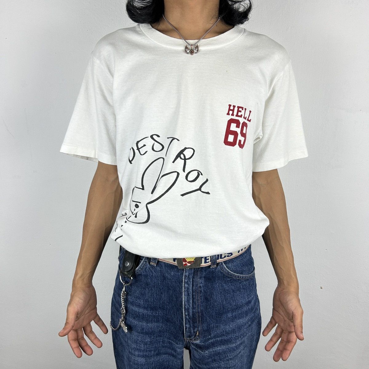 Hysteric Glamour × Vintage 1990s Hysteric - Destroy All Size US M / EU 48-50 / 2 - 1 Thumbnail