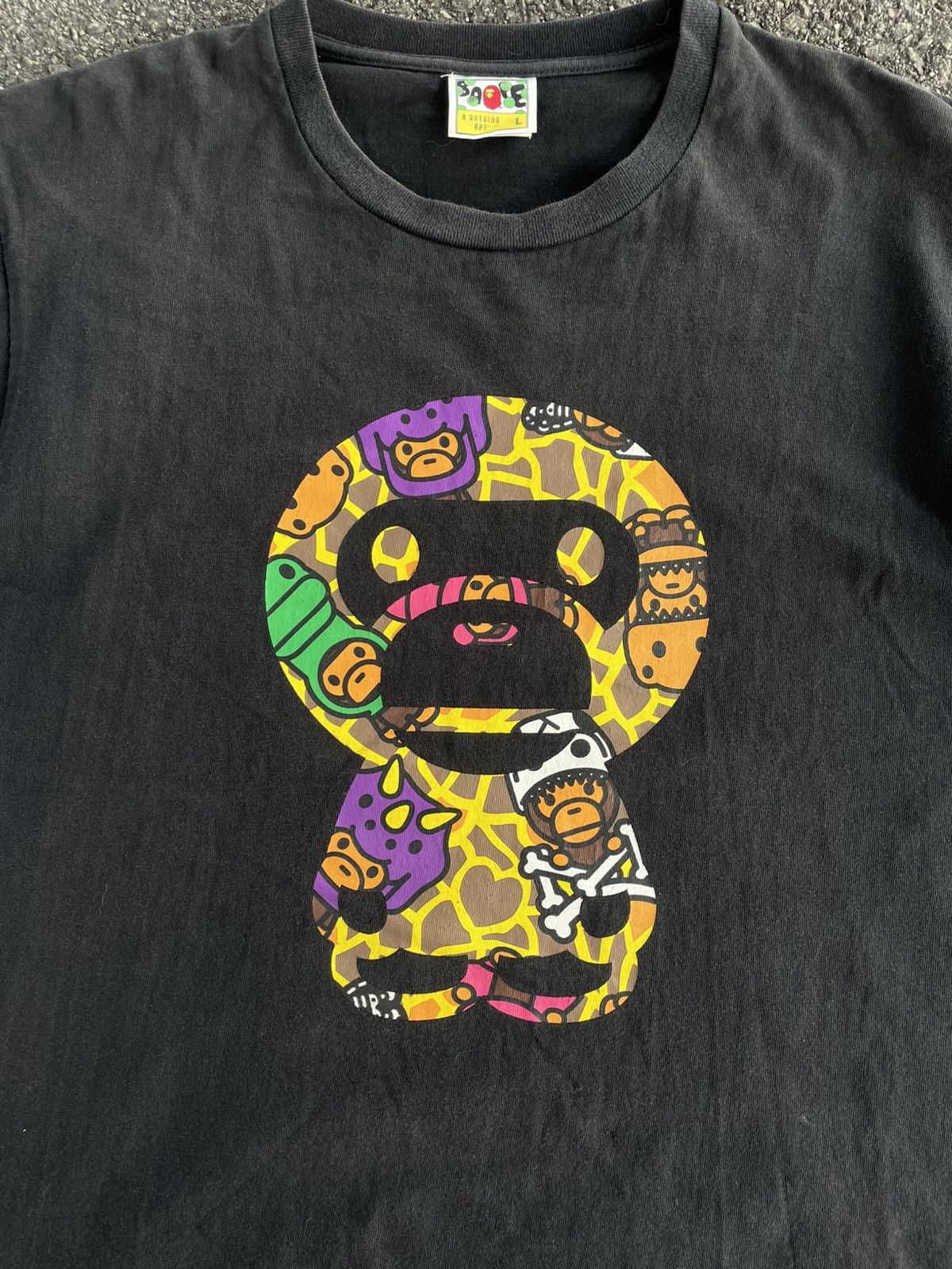 Bape Baby Milo Dinosaurs Tee Size US L / EU 52-54 / 3 - 2 Thumbnail