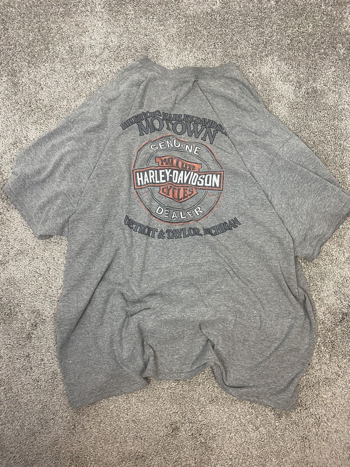 Harley Davidson × Vintage Vintage gray harley davidson tshirt Size US XXL / EU 58 / 5 - 1 Thumbnail