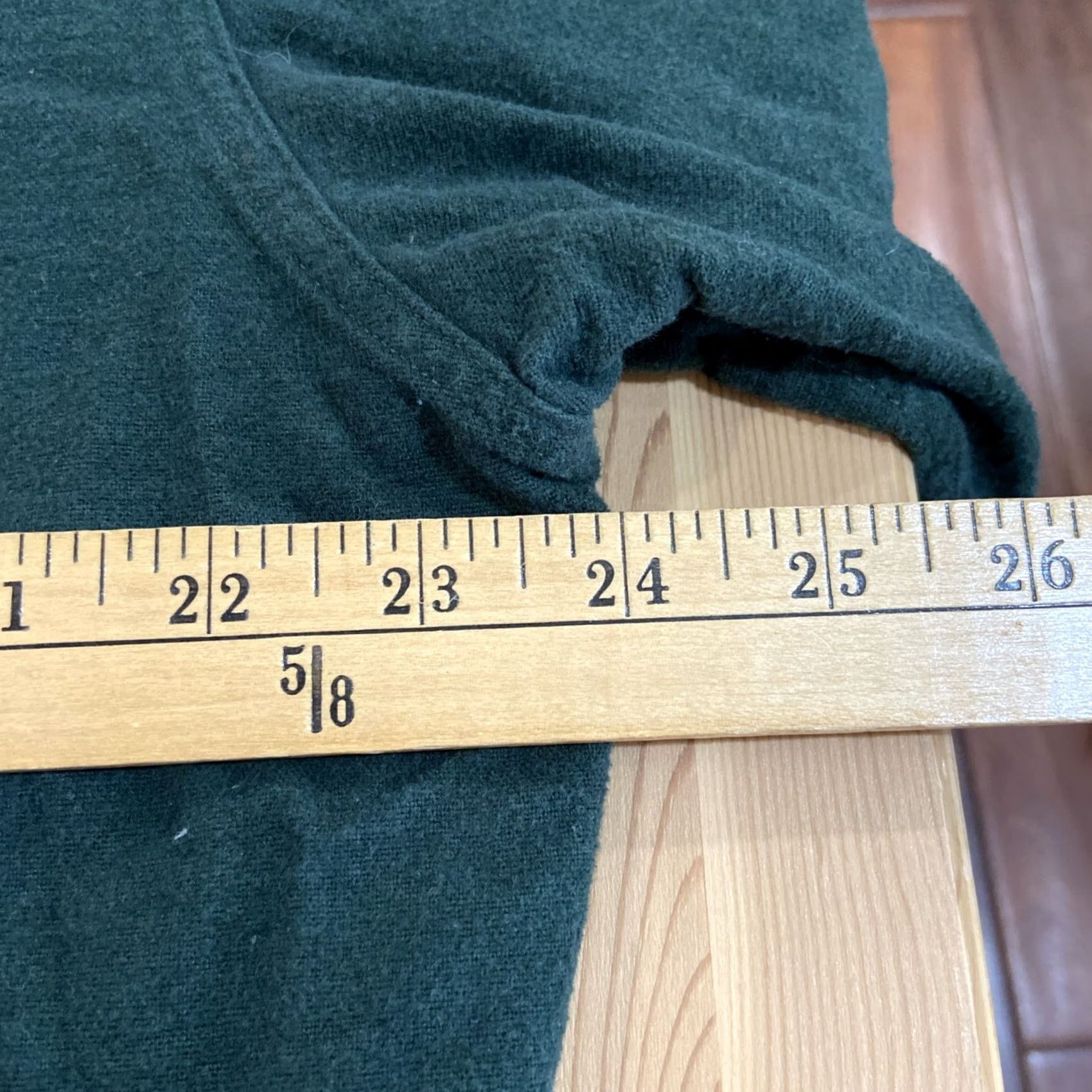 Vintage Cabela's Shirt Mens Size L Green Heavy Flannel Button-Up Deerskin Soft Chamois Long Sleeve Collared Cotton Silhouette Solid Pattern Regular Men Size US L / EU 52-54 / 3 - 4 Thumbnail