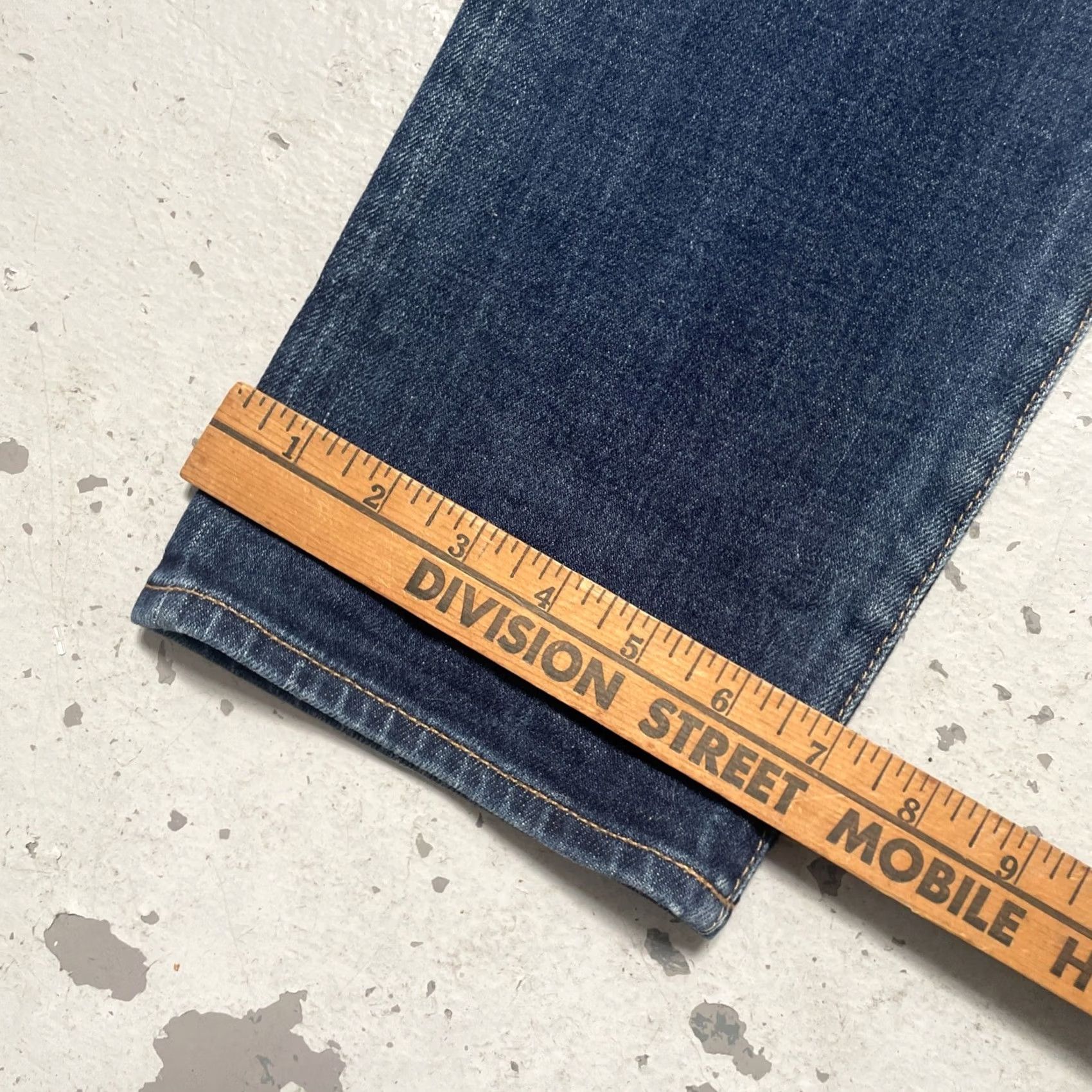 KATO Hiroshi Kato Slim 4 Way Selvedge 14oz Blue Denim USA Mens Jeans - Unisex Regular Size - 33" - Vintage Style Size US 33 - 2 Thumbnail