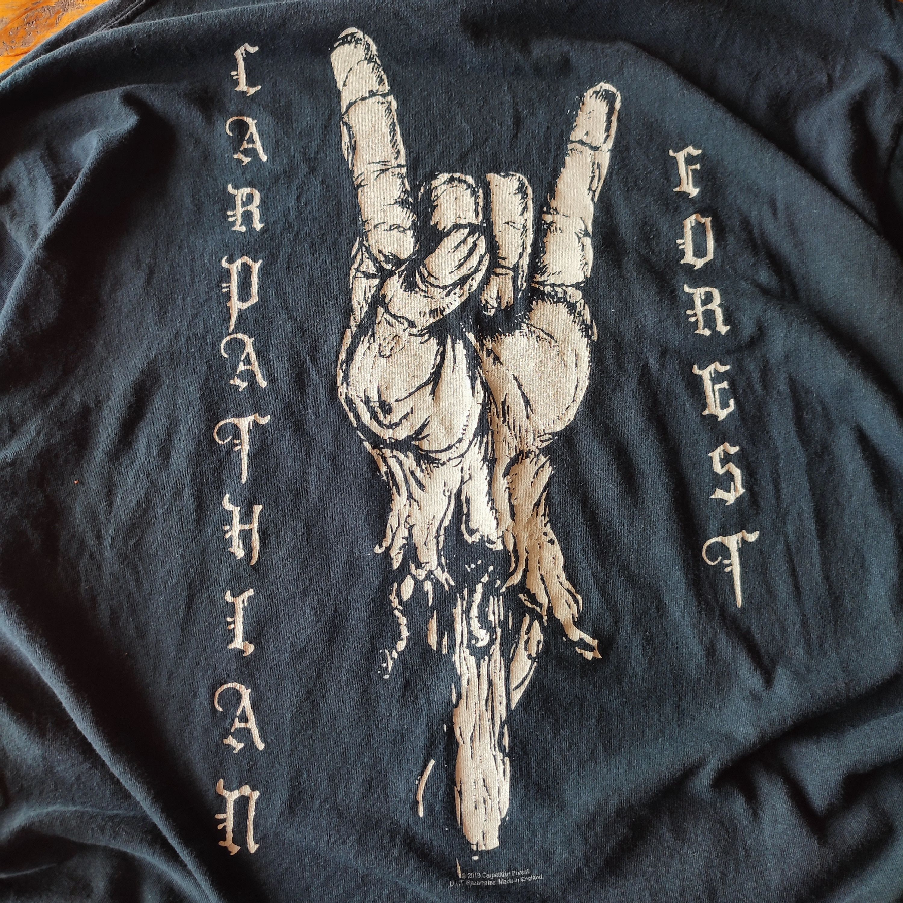 Band Tees × Vintage 2013 CARPATHIAN FOREST T SHIRT Size US XL / EU 56 / 4 - 5 Thumbnail