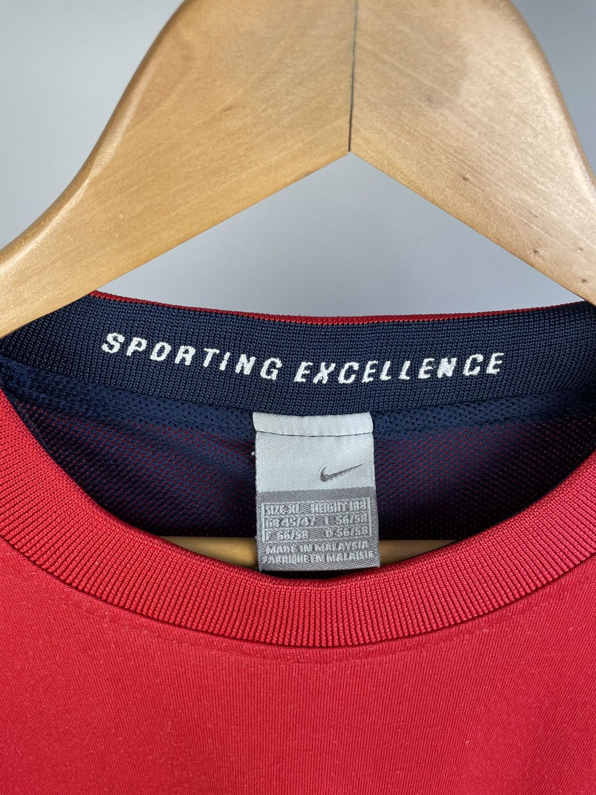 Nike × Vintage Nike vintage tee t-shirt athletic 71 Size US XL / EU 56 / 4 - 4 Thumbnail