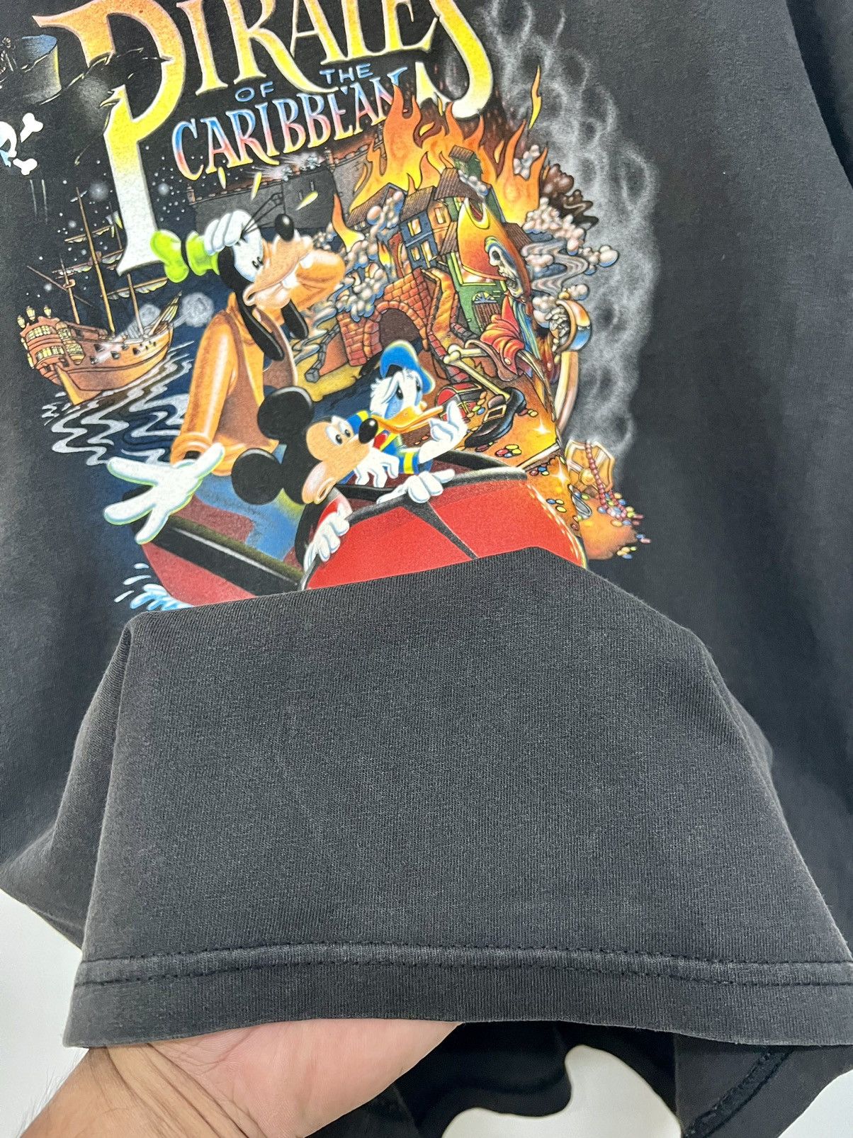 Disney × Mickey Mouse × Vintage Vintage 90s Movie Walt Disney Mickey Mouse Tee Size US M / EU 48-50 / 2 - 9 Thumbnail