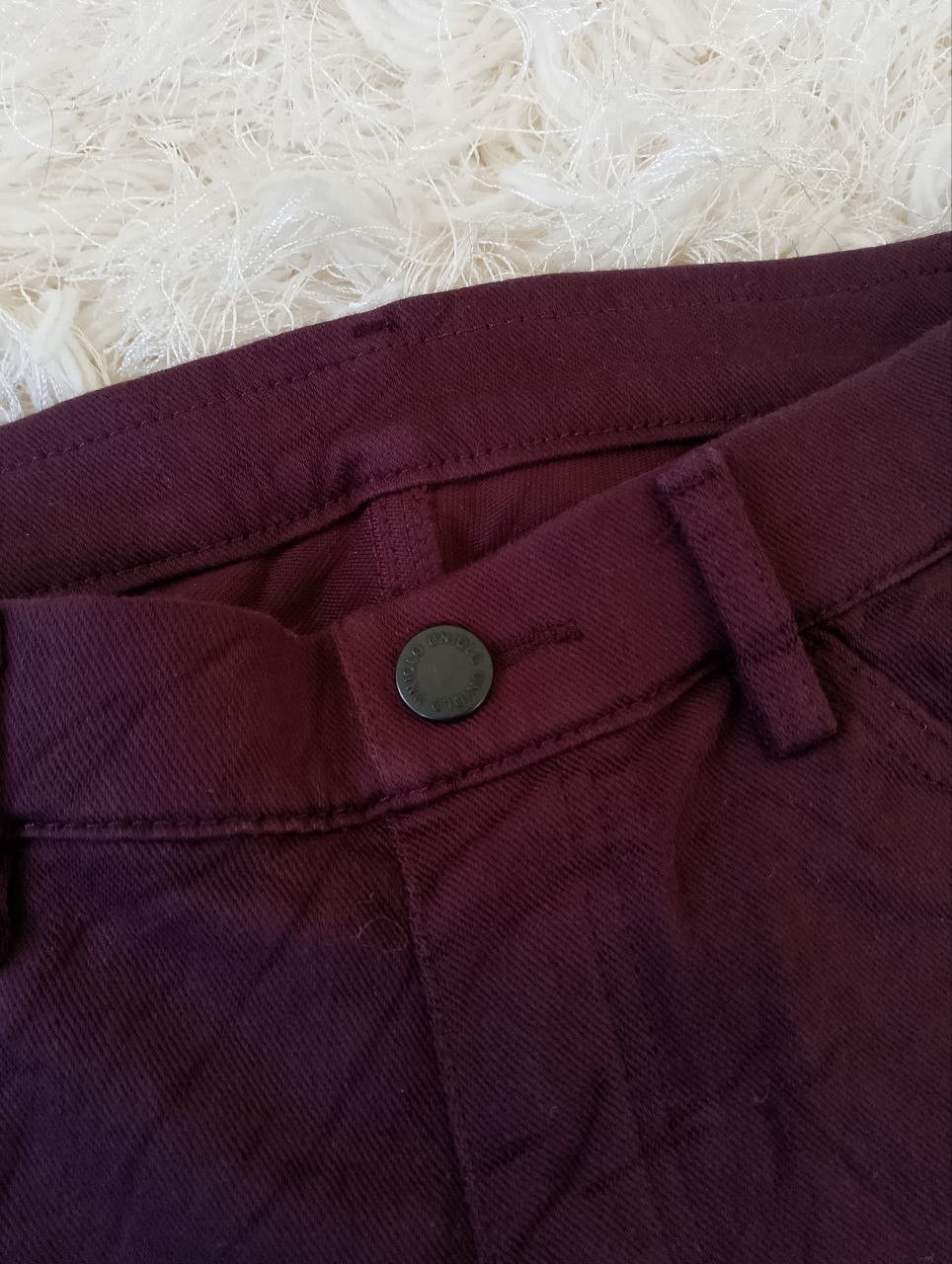 Uniqlo UNIQLO Stretchable Burgundy Legging Pants Size 26" / US 2 / IT 38 - 6 Thumbnail