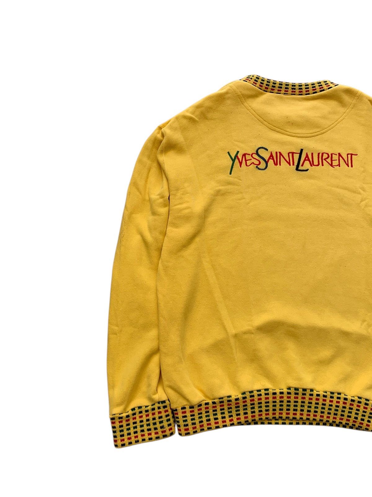 Yves Saint Laurent 🔥VTG YSL POUR HOMME CREWNECK SWEATSHIRT Size US M / EU 48-50 / 2 - 2 Thumbnail
