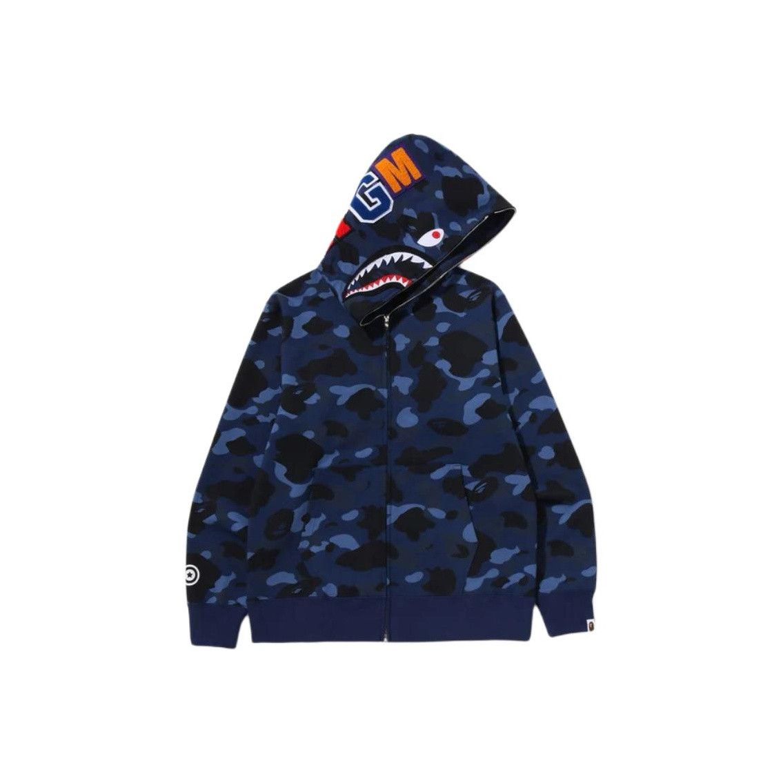 Bape A Bathing Ape Camo Shark Full Zip Hoodie XL Size US XL / EU 56 / 4 - 1 Thumbnail