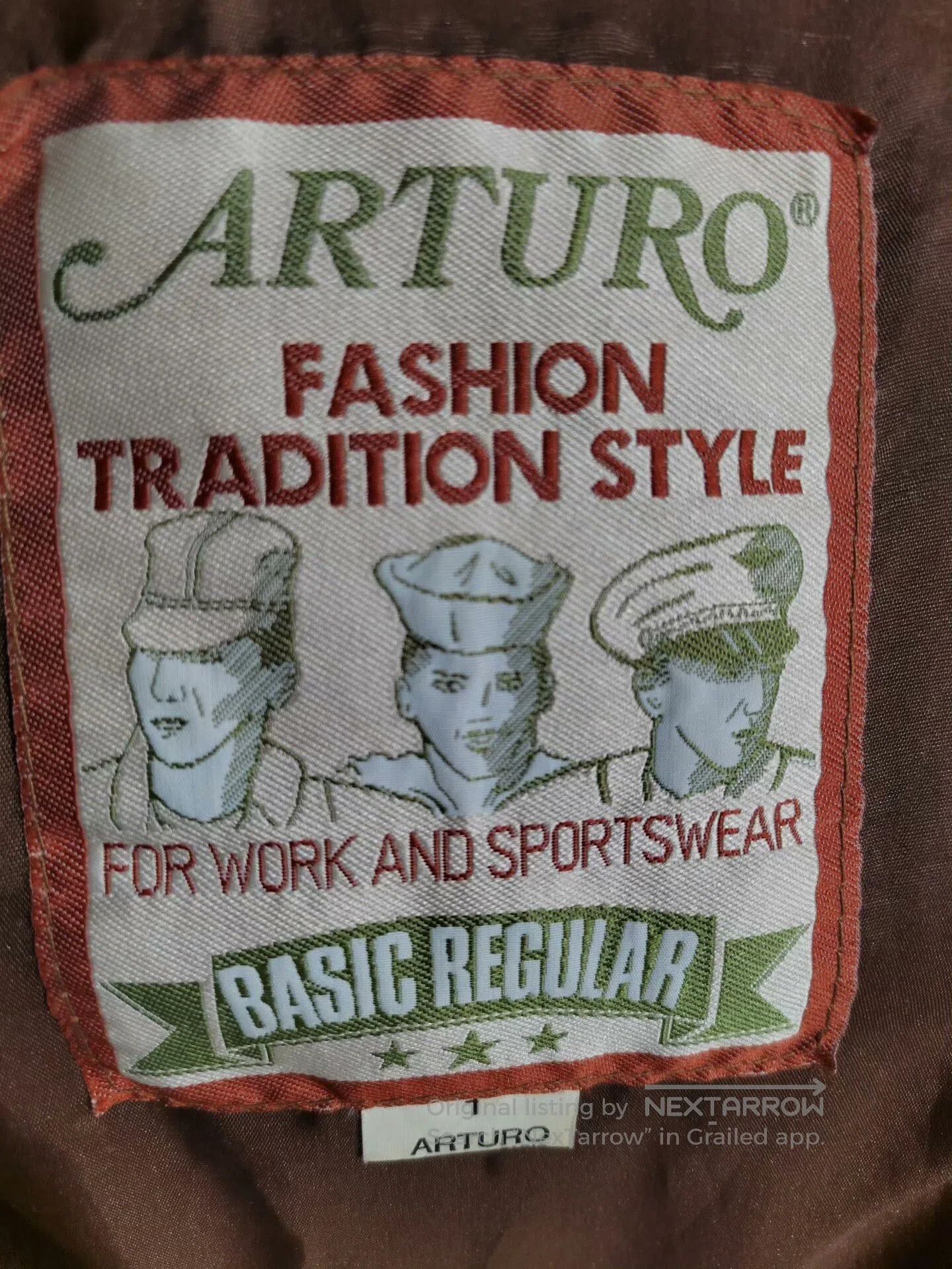 Japanese Brand Arturo Brown Suede Work Jacket. Size US M / EU 48-50 / 2 - 4 Thumbnail