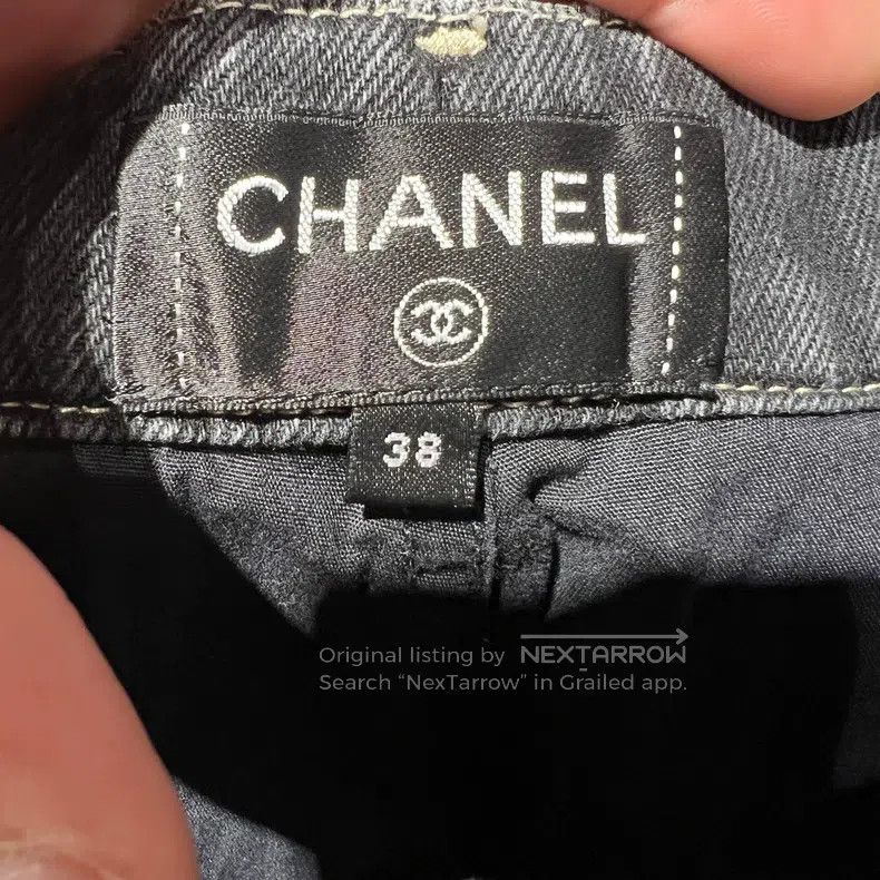Chanel Chanel Logo button denim shorts Size 25" / US 0 / IT 36 - 3 Thumbnail