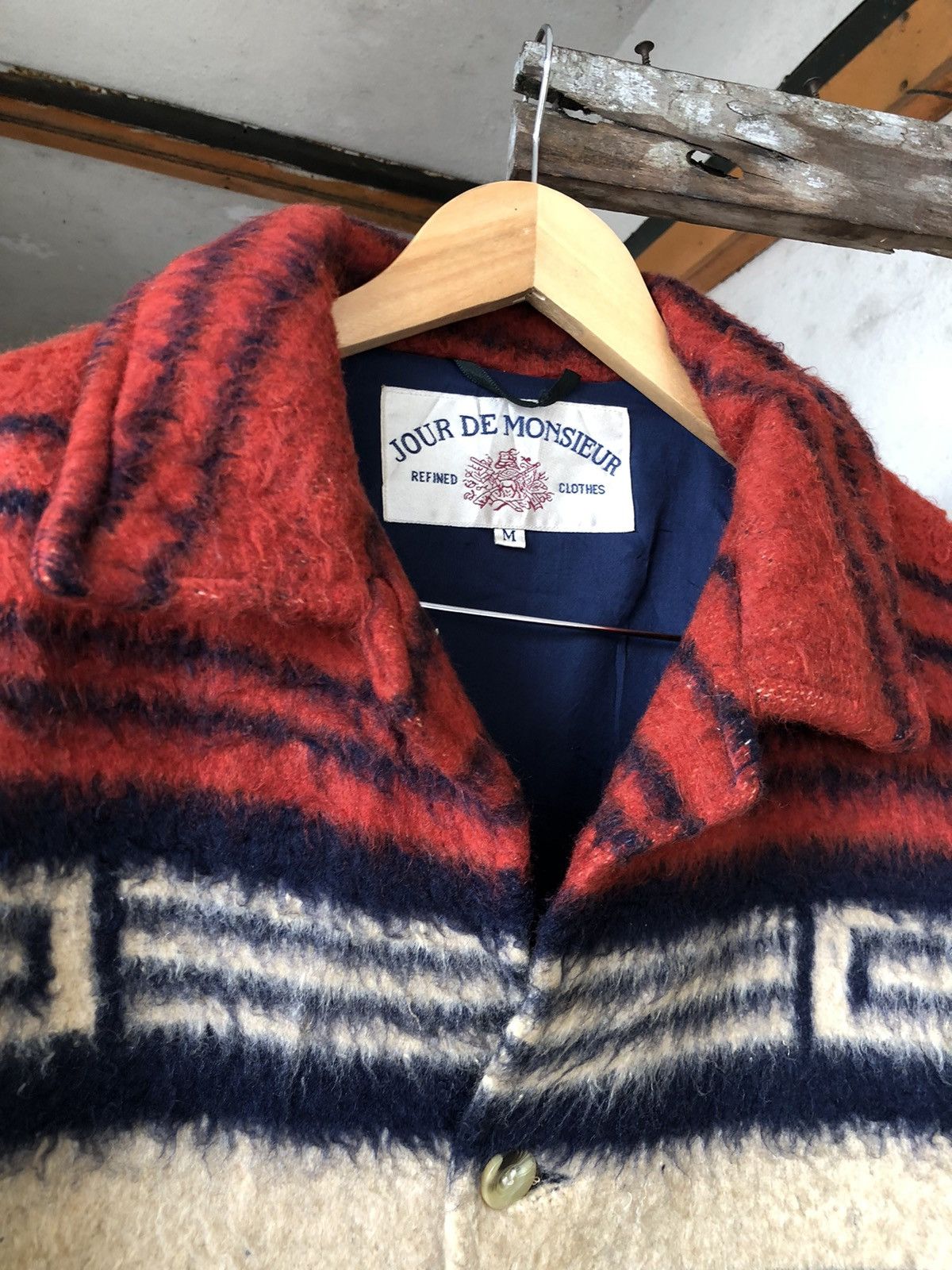 Japanese Brand Nice❗️Jour De Monsieur Native Wool Jacket Size US M / EU 48-50 / 2 - 8 Thumbnail