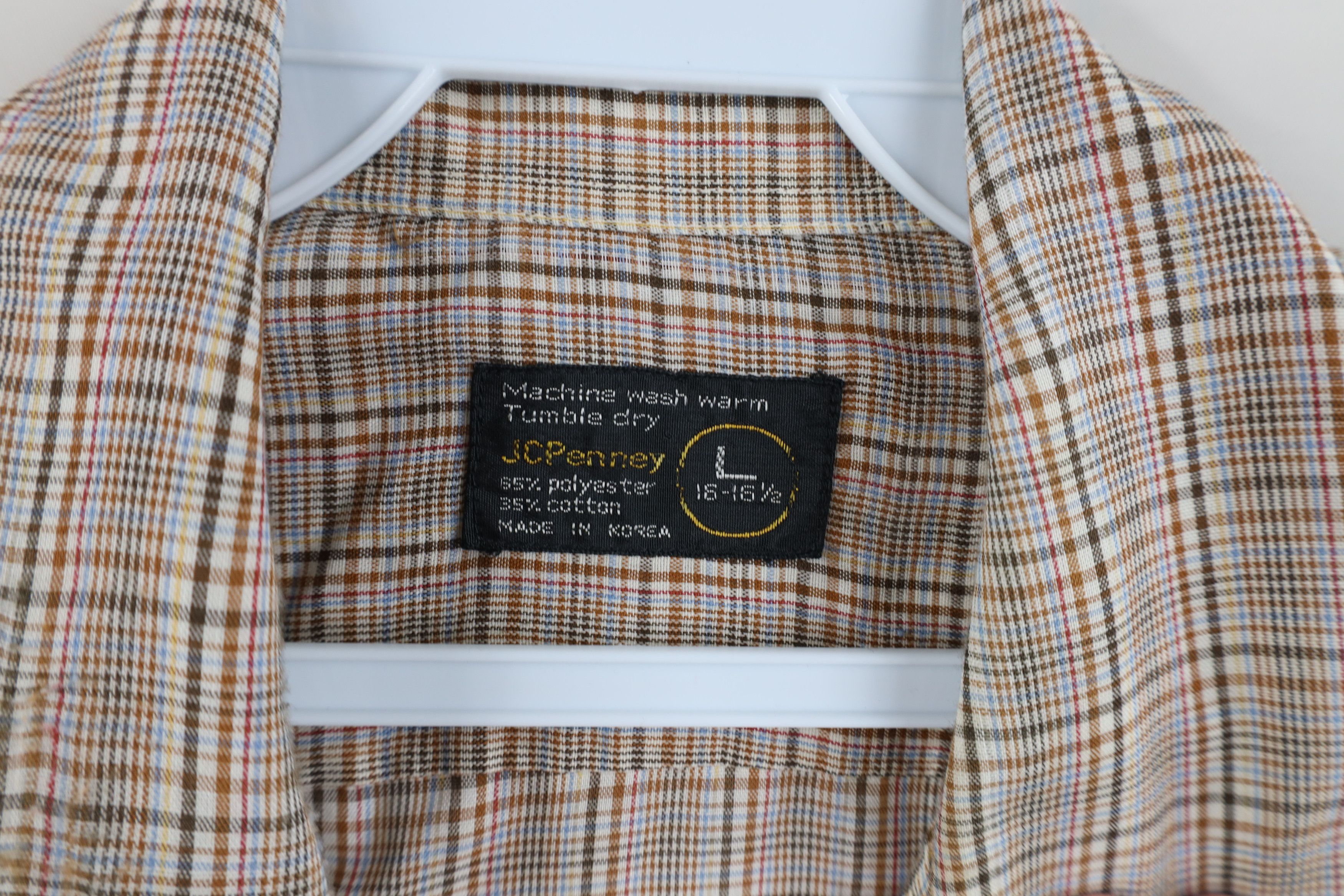 Vintage Vintage 70s Streetwear Short Sleeve Button Shirt Plaid Size US L / EU 52-54 / 3 - 5 Thumbnail