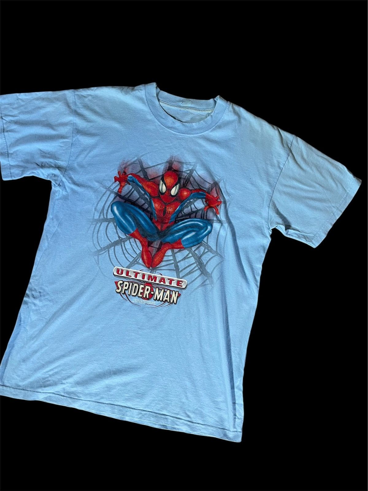 Marvel Comics × Vintage 2002 Ultimate Spider Man vintage t-shirt tee blue marvel Size US L / EU 52-54 / 3 - 2 Thumbnail